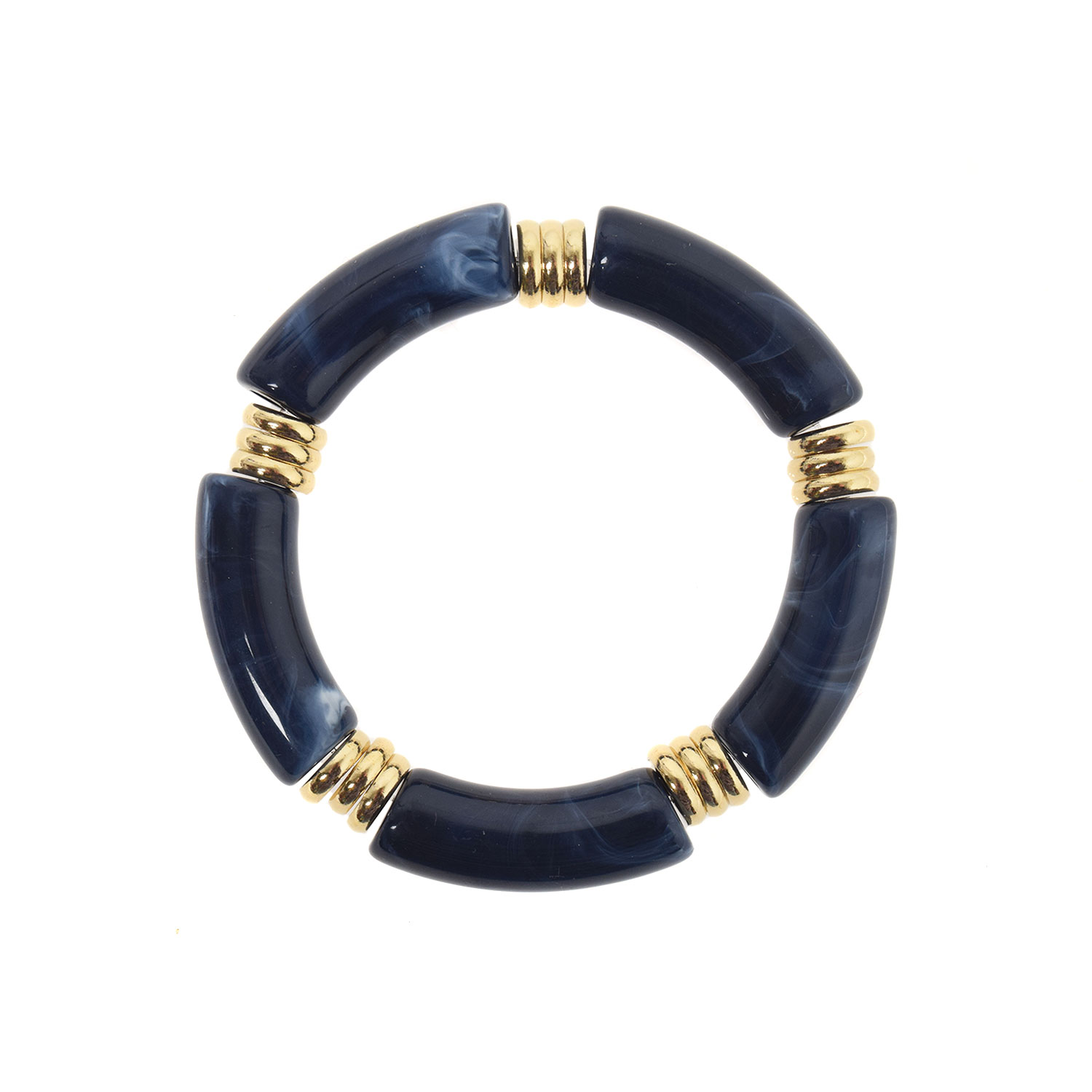 Bangle Armband Deep Blue Marble