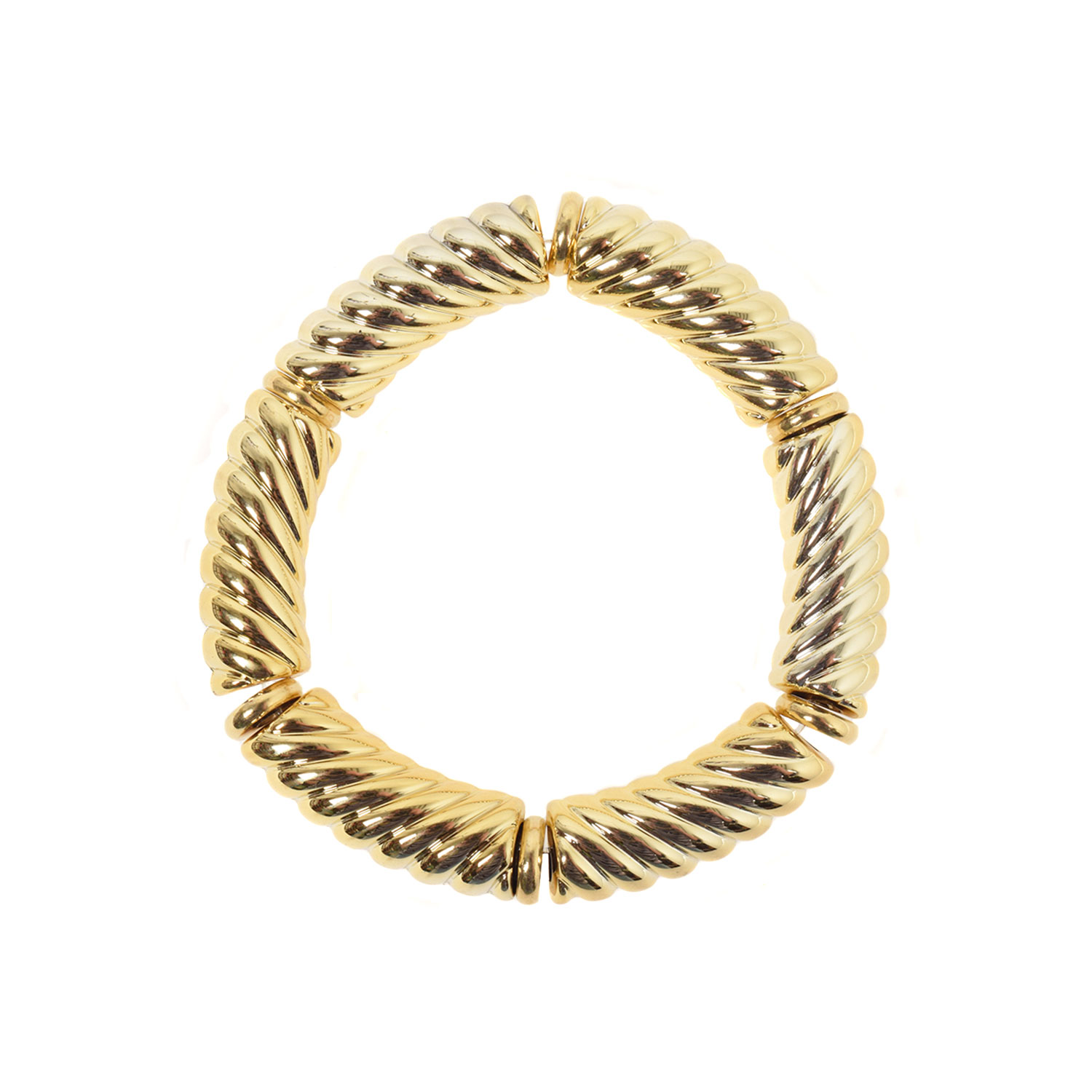 La Garçonne Bijoux Bangle Armband Twister Gold