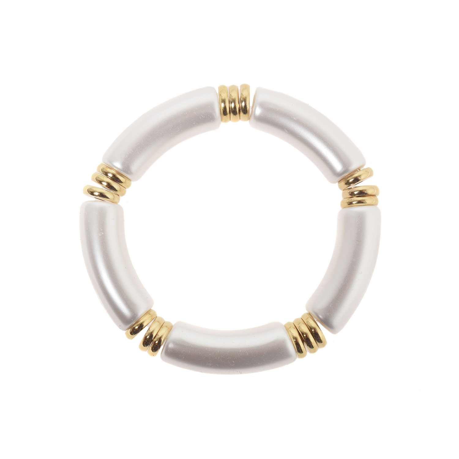Bangle Armband Pearl Gold