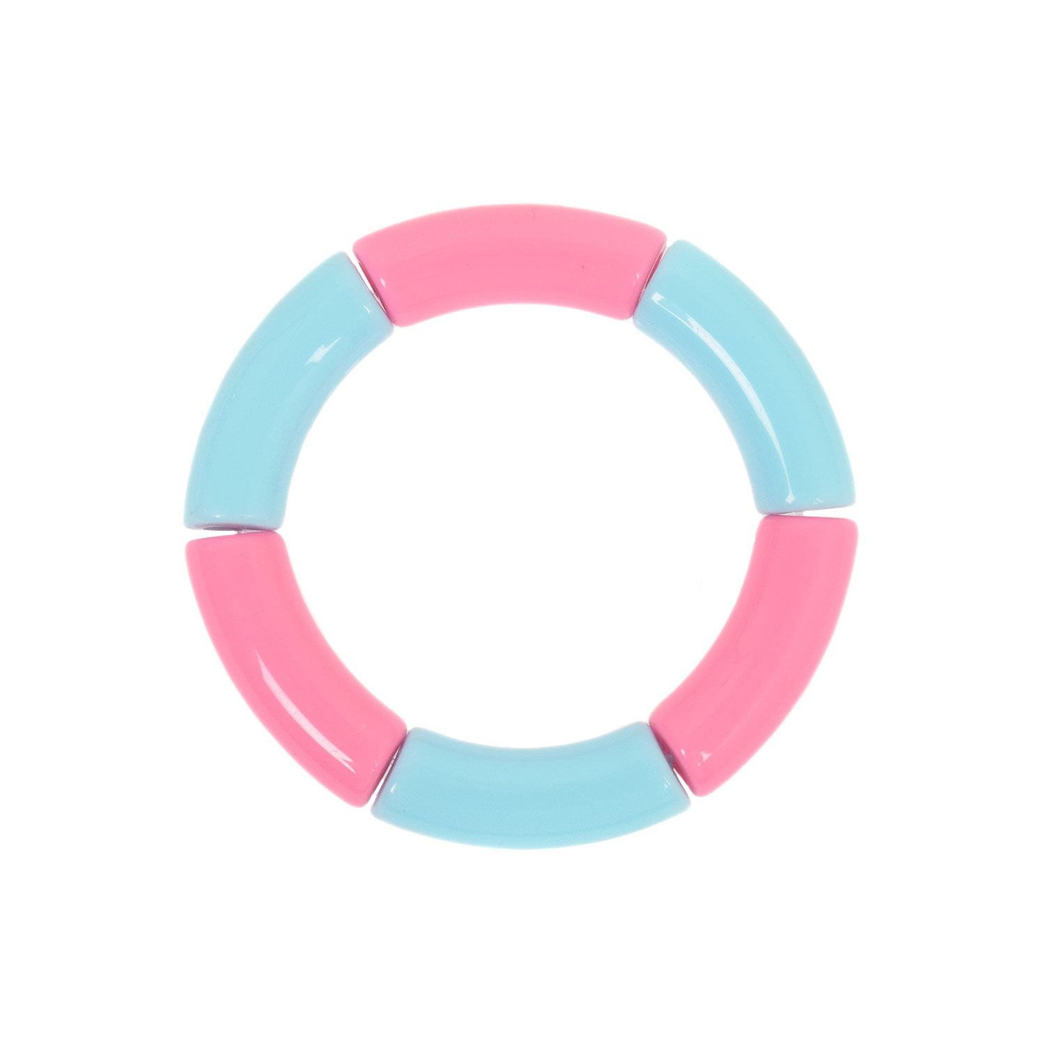 Bangle Armband Pink Hellblau