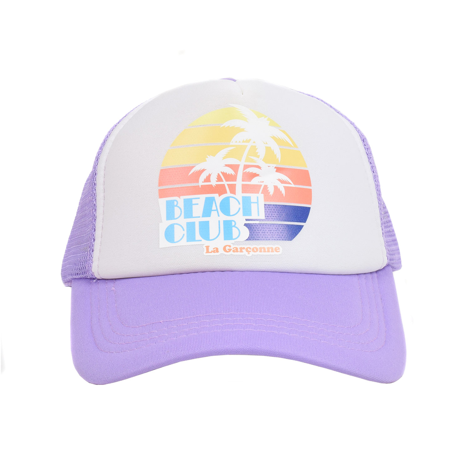 Beach Club Trucker Cap Lilac