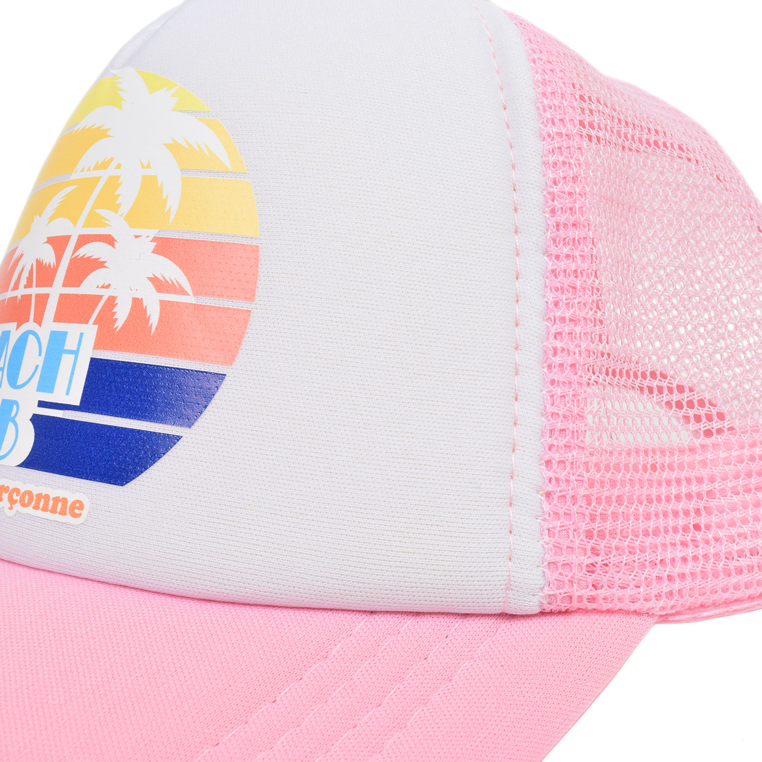 La Garçonne Accessoires Beach Club Trucker Cap Pink