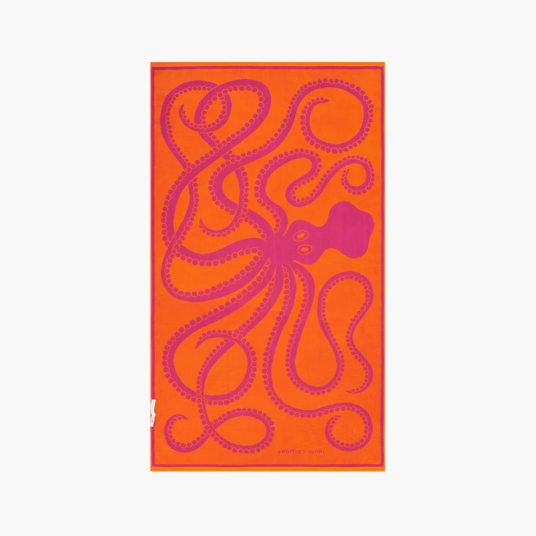 Inoui Editions Octopus Strandtuch Fuchsia
