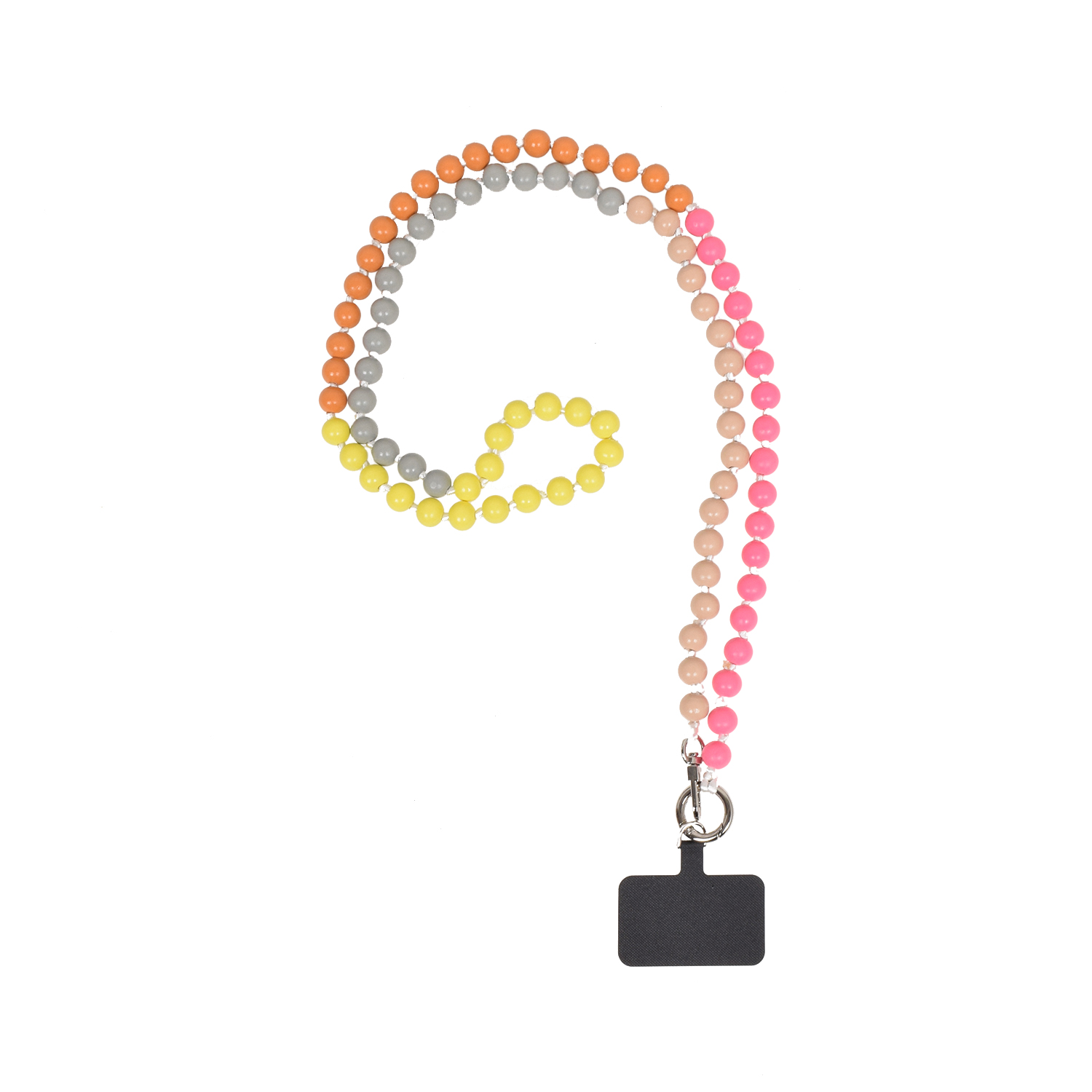 La Garçonne Accessoires Beads Handykette Sunset mit mehrfarbigen Holzperlen von La Garçonne Accessoires vorne