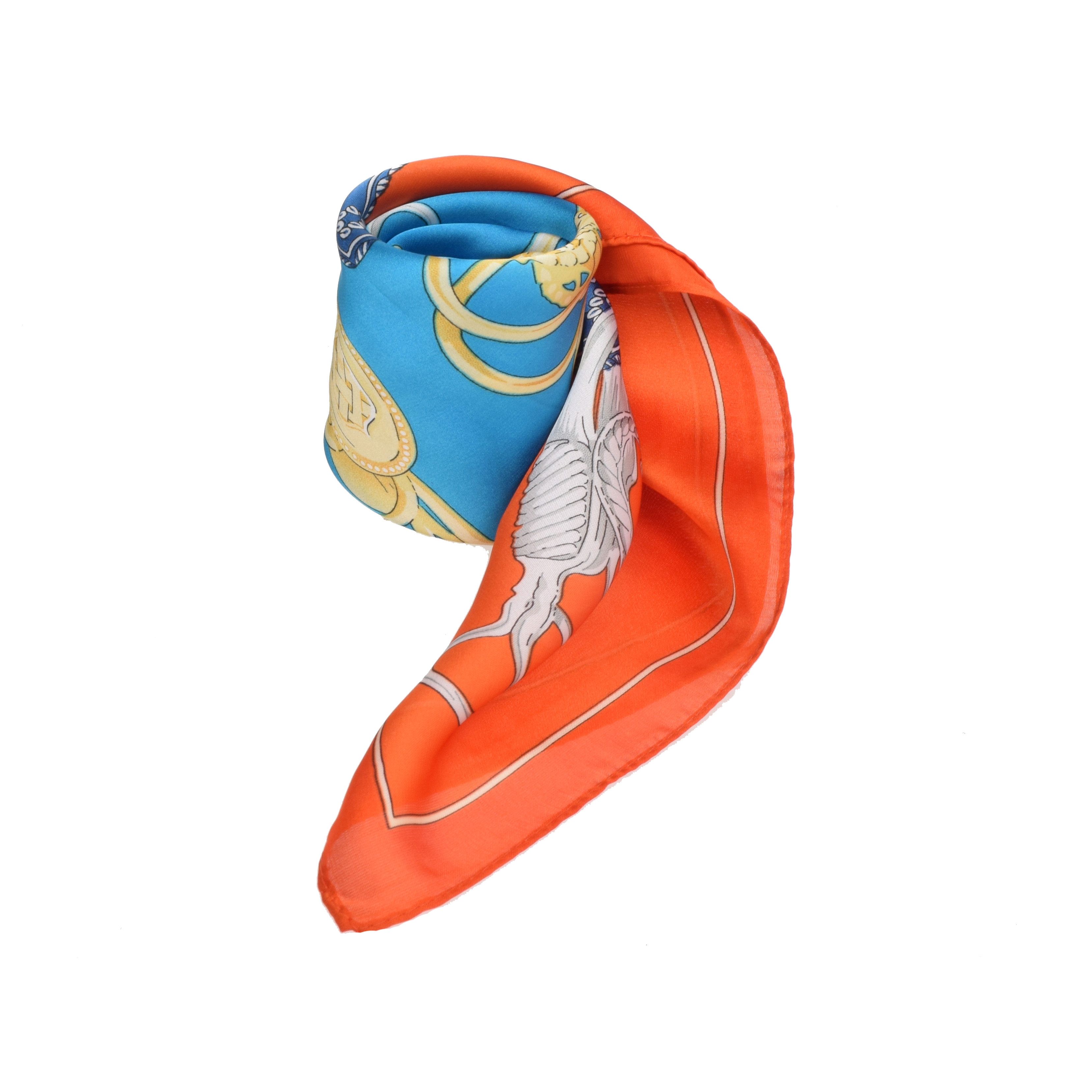 La Garçonne Accessoires Benodet Foulard mit mehrfarbigem Druck von La Garçonne Accessoires vorne