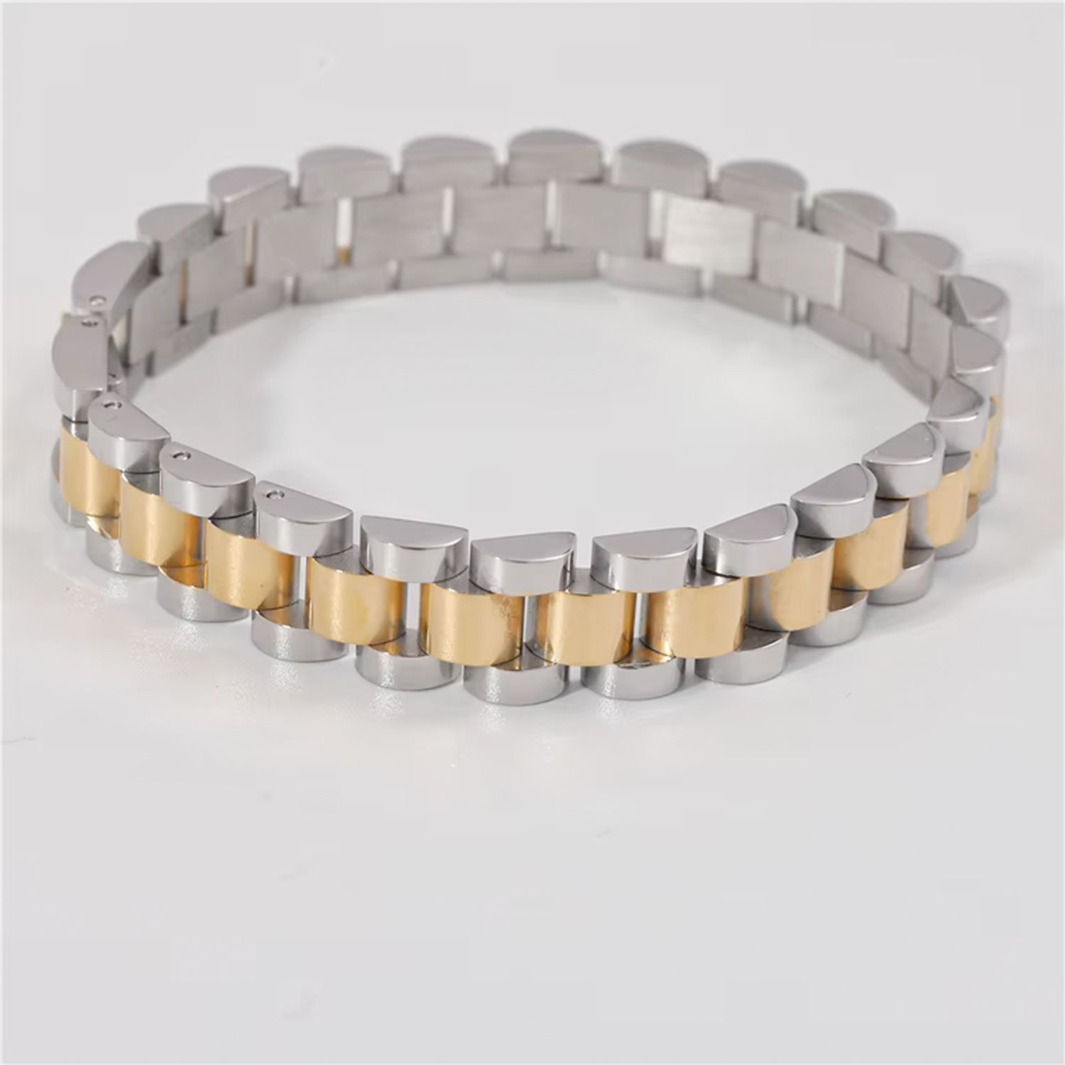 La Garçonne Bijoux Uhrenarmband aus Edelstahl Gold/Silber