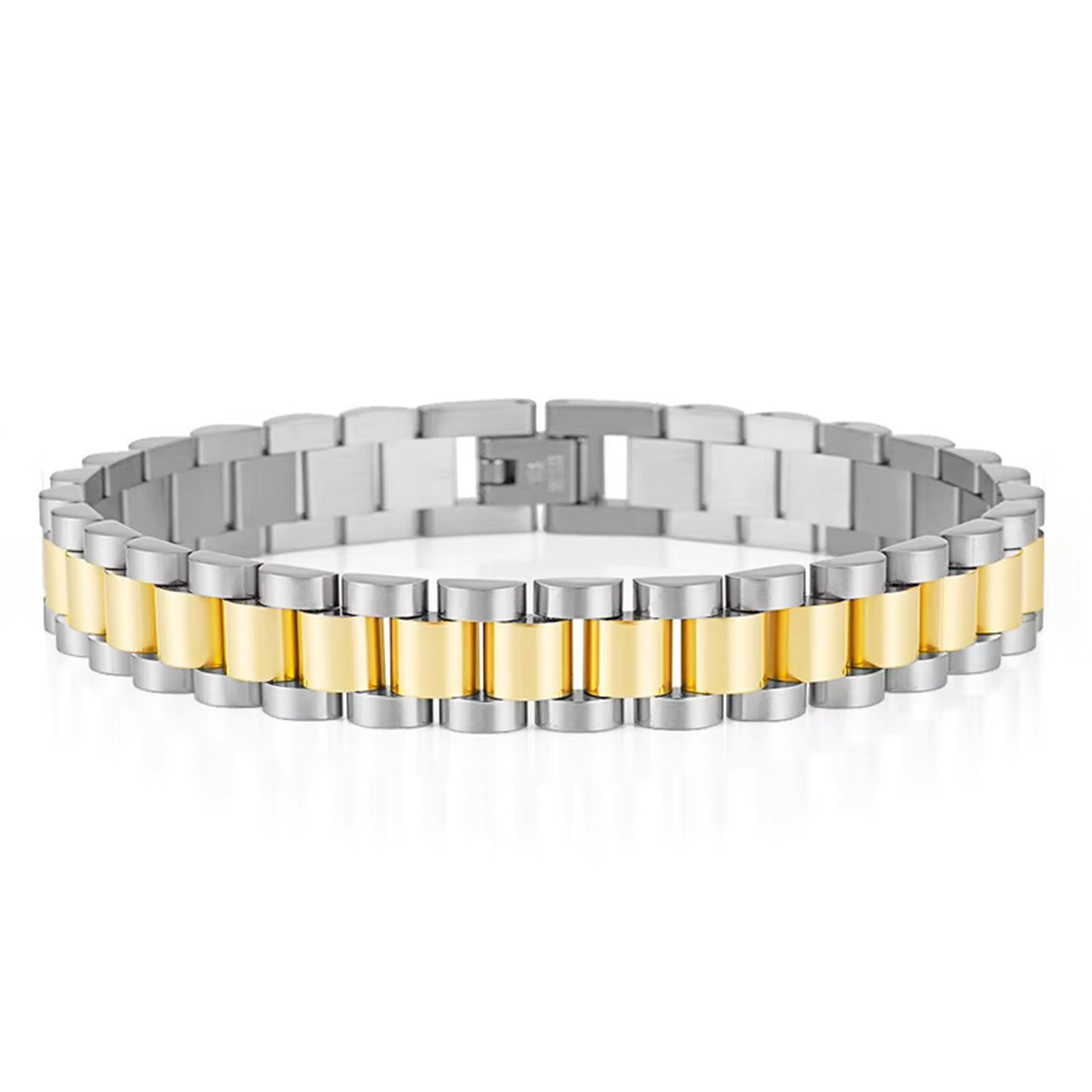 La Garçonne Bijoux Uhrenarmband aus Edelstahl Gold/Silber