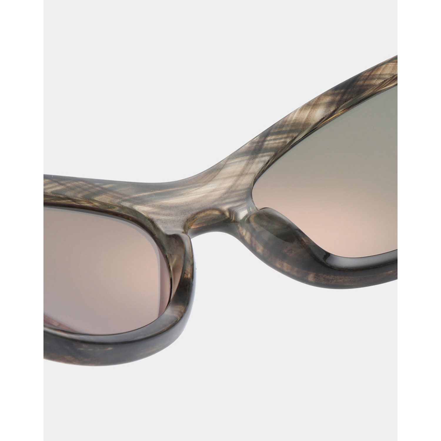 A.Kjaerbede Blast Sonnenbrille Striped Horn