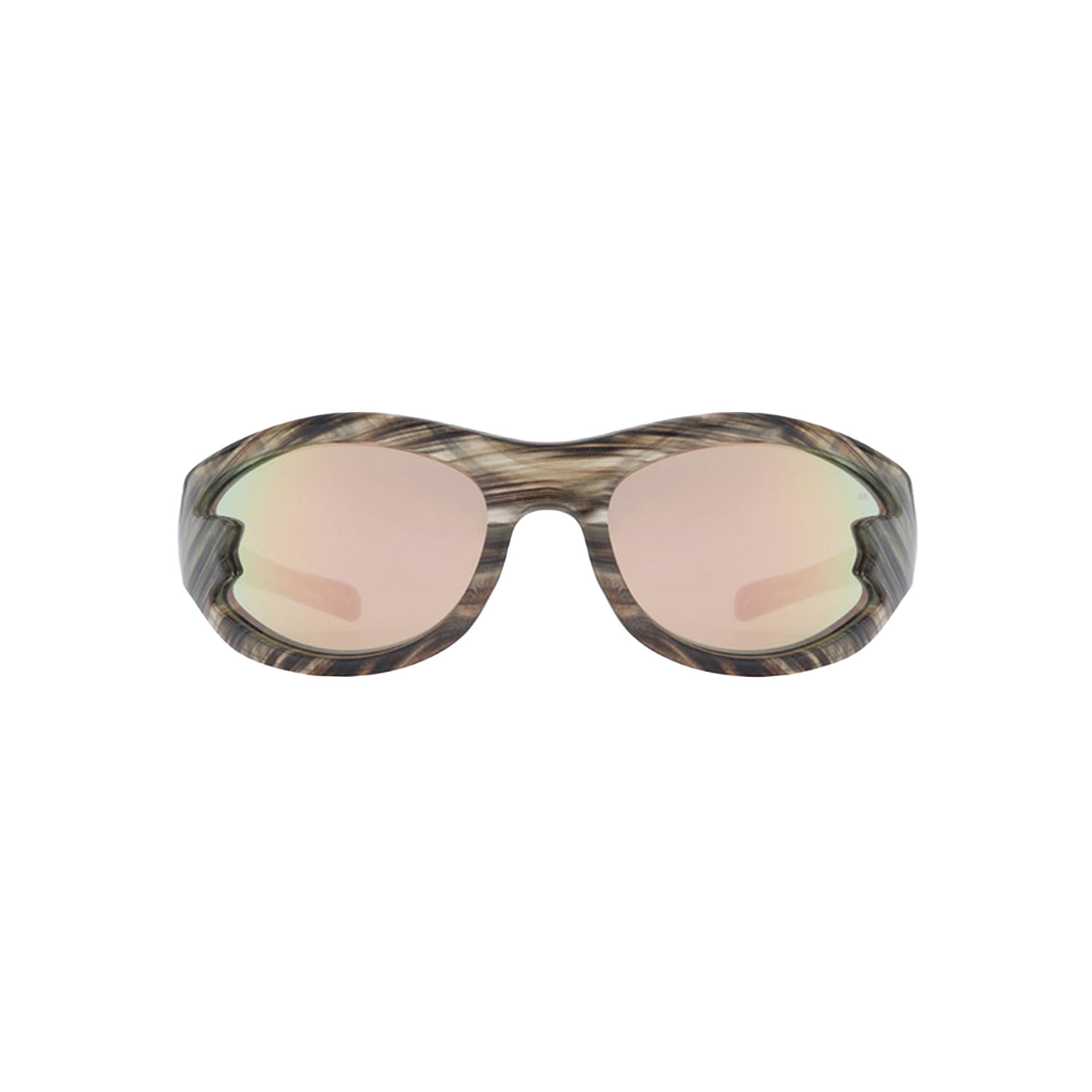 A.Kjaerbede Blast Sonnenbrille Striped Horn