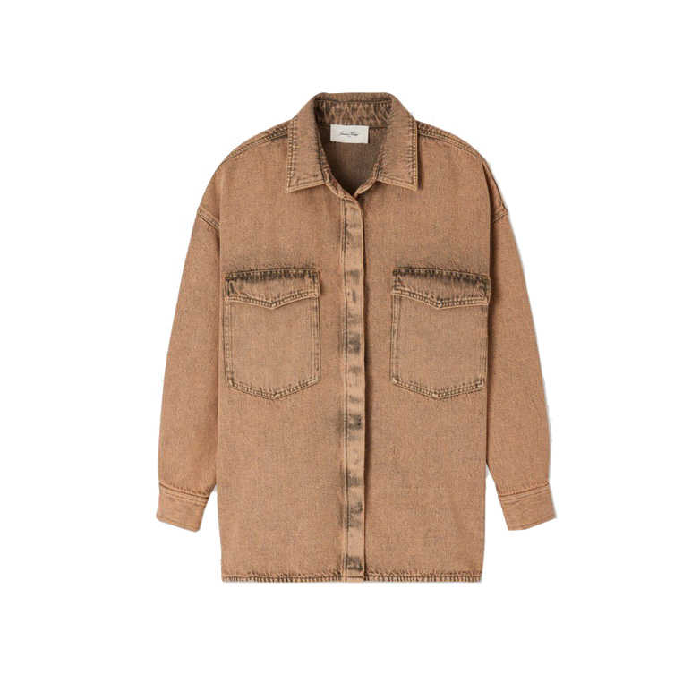 American Vintage Blinewood Hemd Nude Overdyed