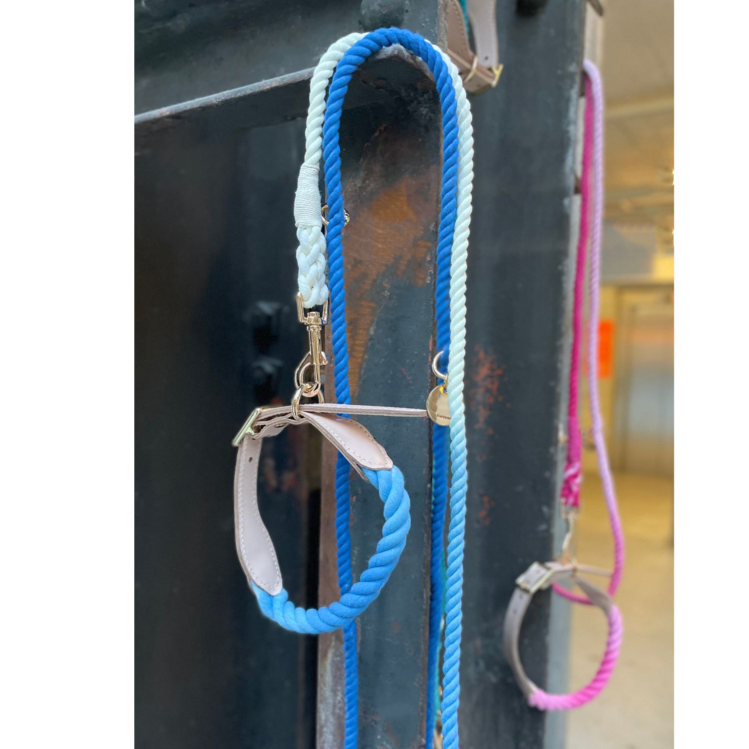 La Garçonne Accessoires Goofy Hundeleine Blau