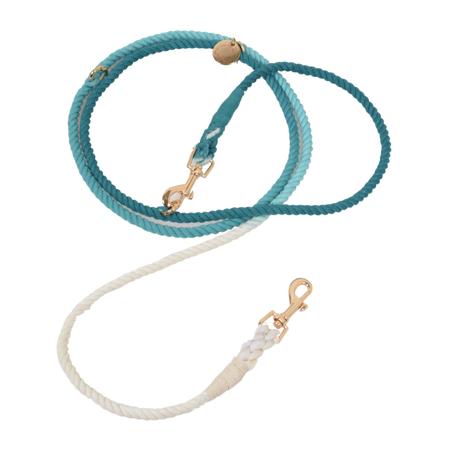 La Garçonne Accessoires Goofy Hundeleine Türkis