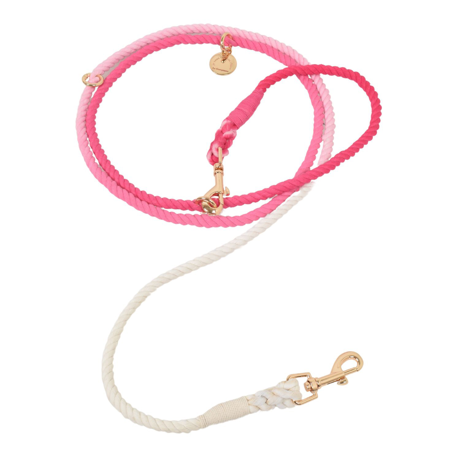 La Garçonne Accessoires La Garçonne Hundeleine Goofy Pink Produkte Foto Leine ganz