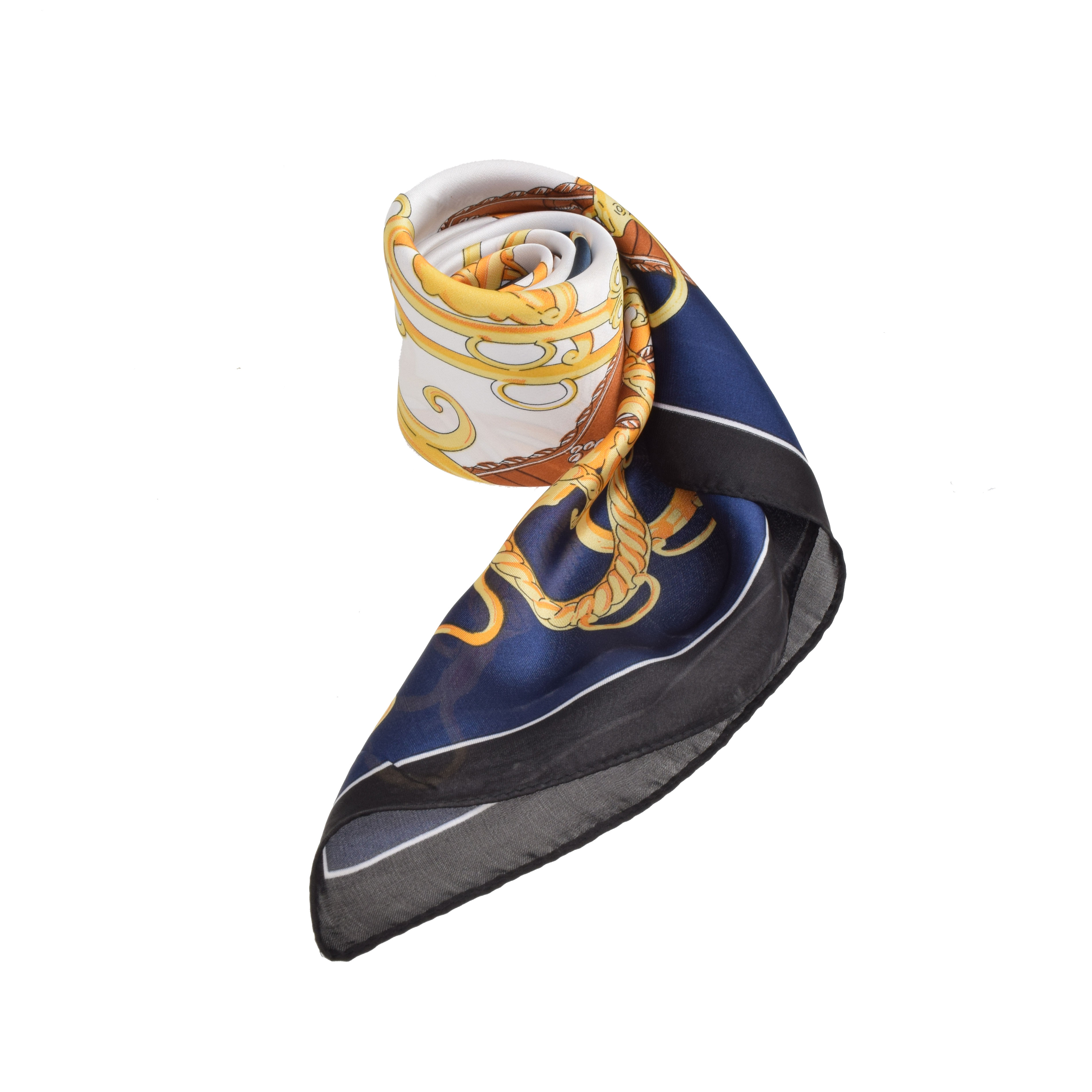 La Garçonne Accessoires Bohars Foulard mit mehrfarbigem Druck von La Garconne Accessoires vorne