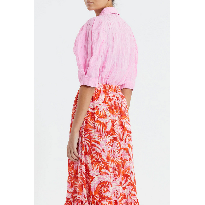 Lolly's Laundry Bono Lolly's Laundry Bluse Pink Model Detail