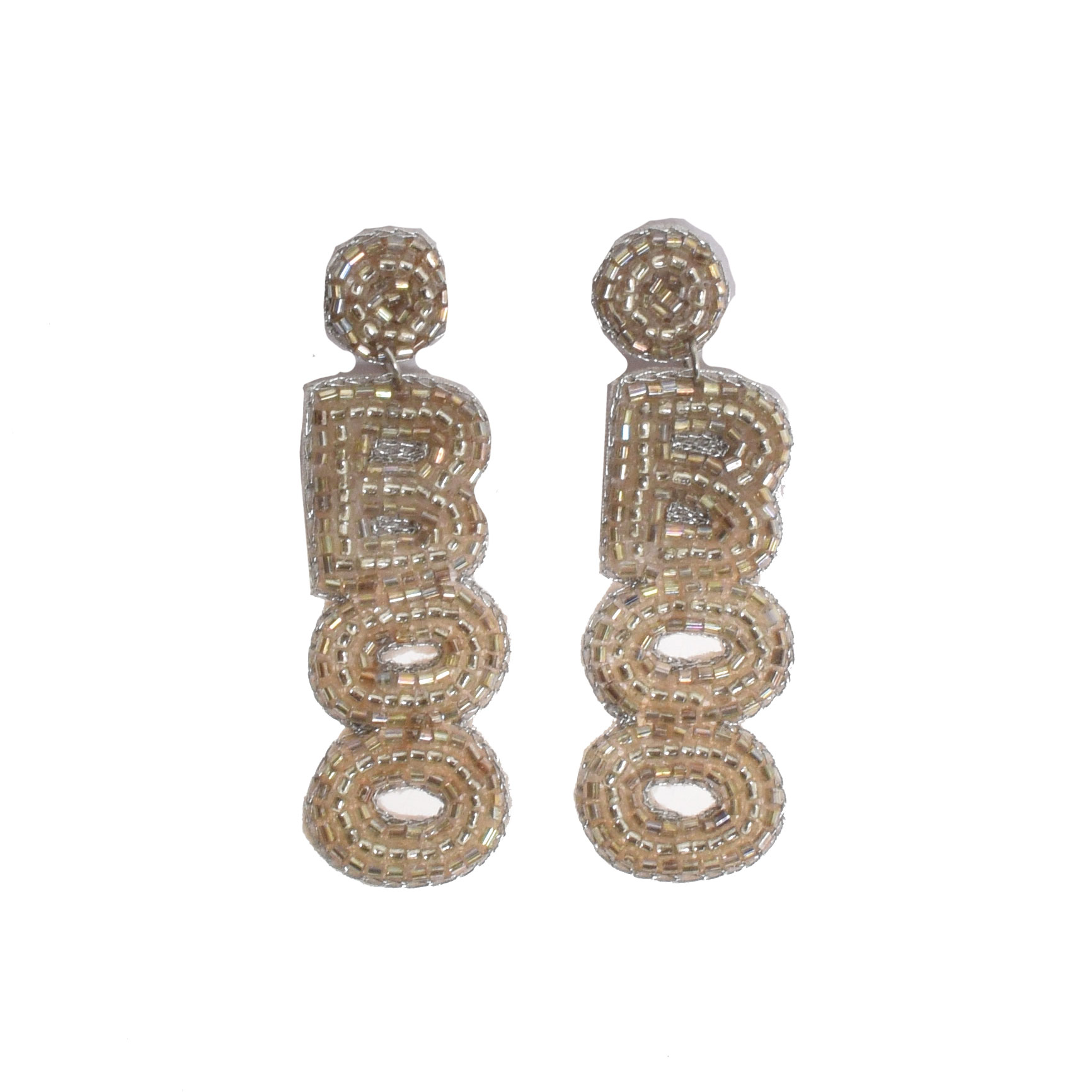 La Garçonne Bijoux Boo Ohrstecker in Silber von La Garconne Bijoux vorne