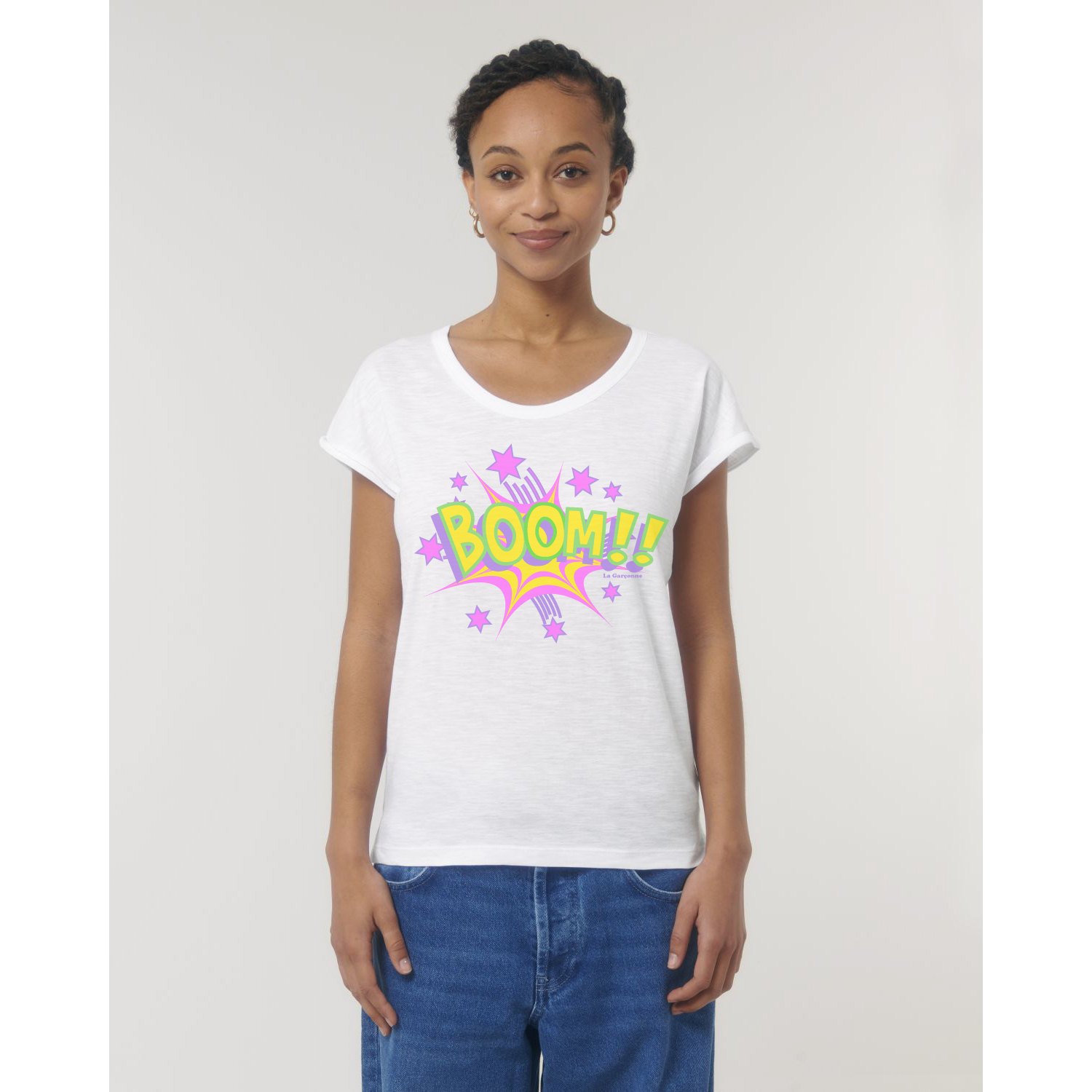 La Garçonne Vetements BOOM Rounder T-Shirt White