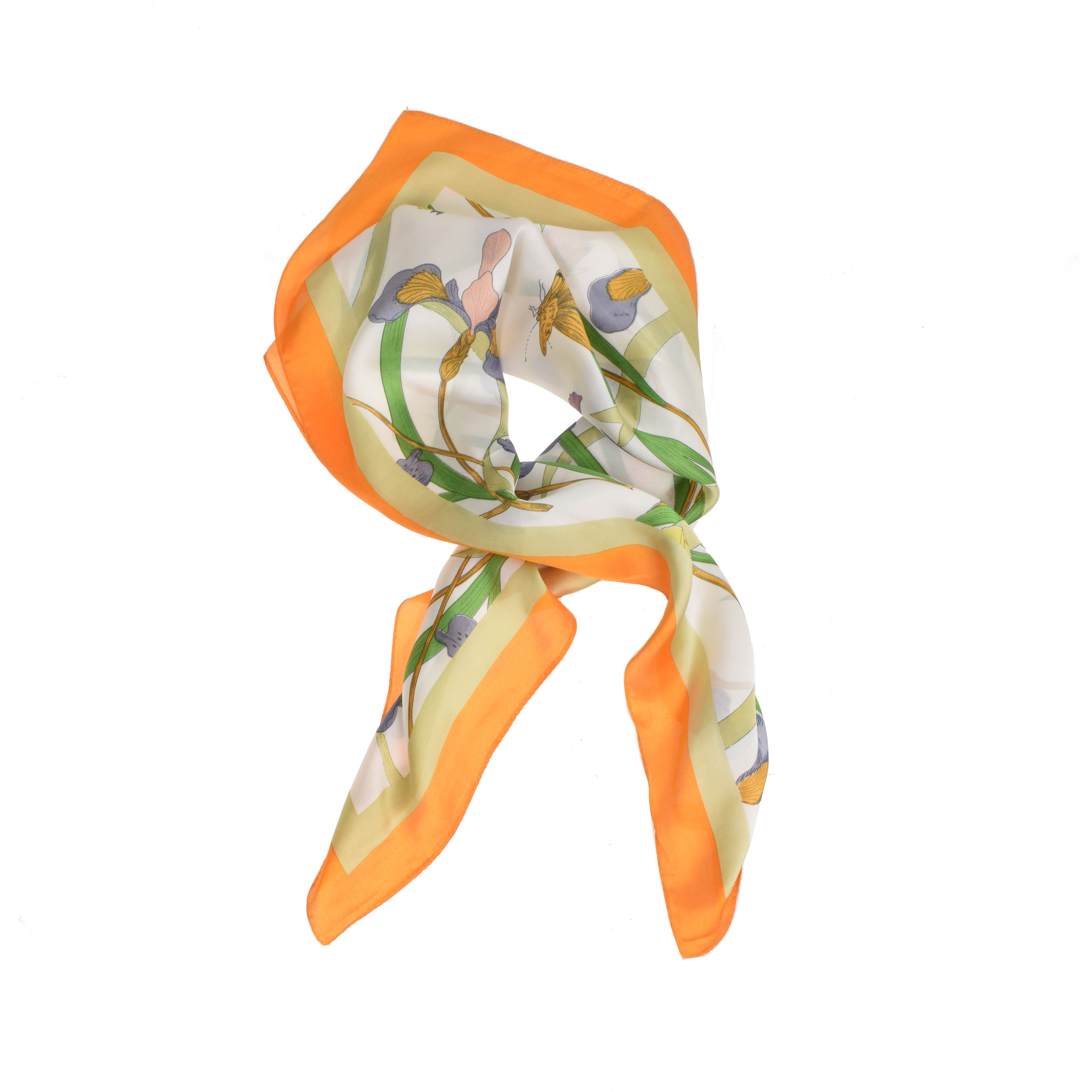 La Garçonne Accessoires Bouyon Foulard mit mehrfarbigem Druck von La Garçonne Accessoires vorne