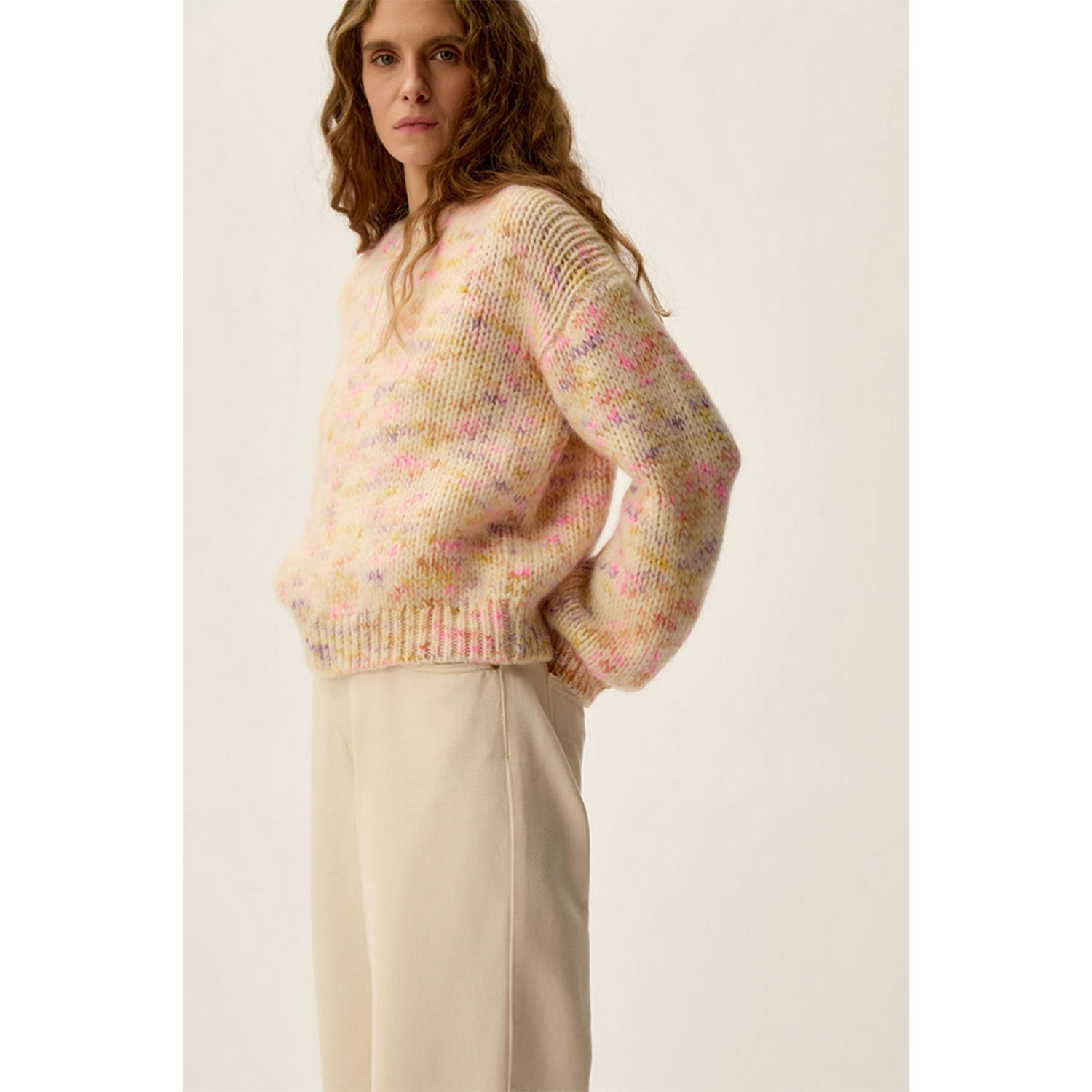 Des Petits Hauts Bowie Pullover Multico Fluo