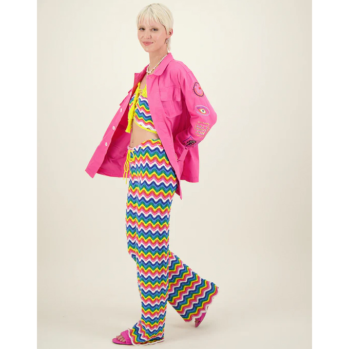 Me369 Brianna Crochet Hose Colorful