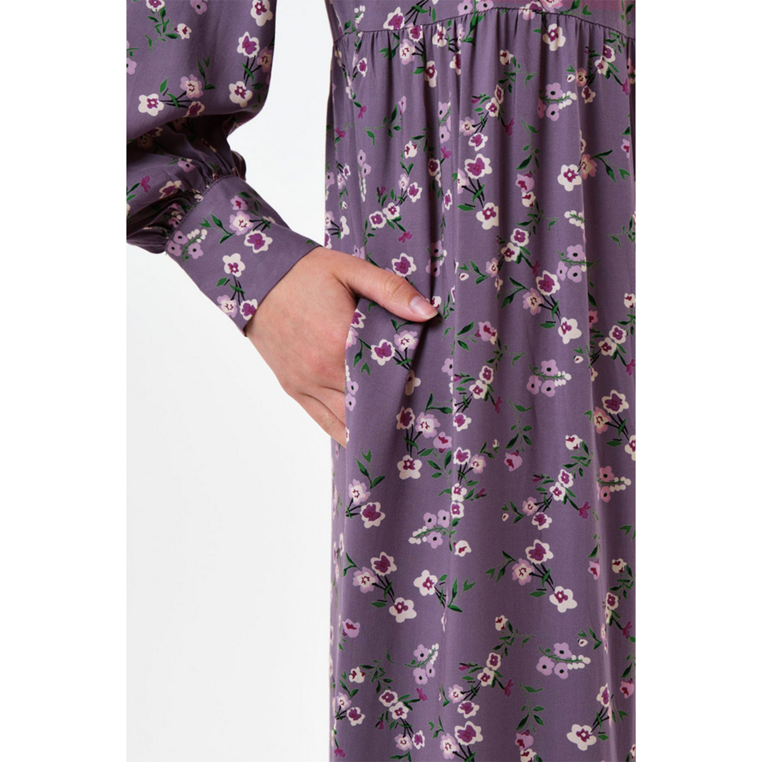 Louche Bricia Naive Posy Kleid Violet