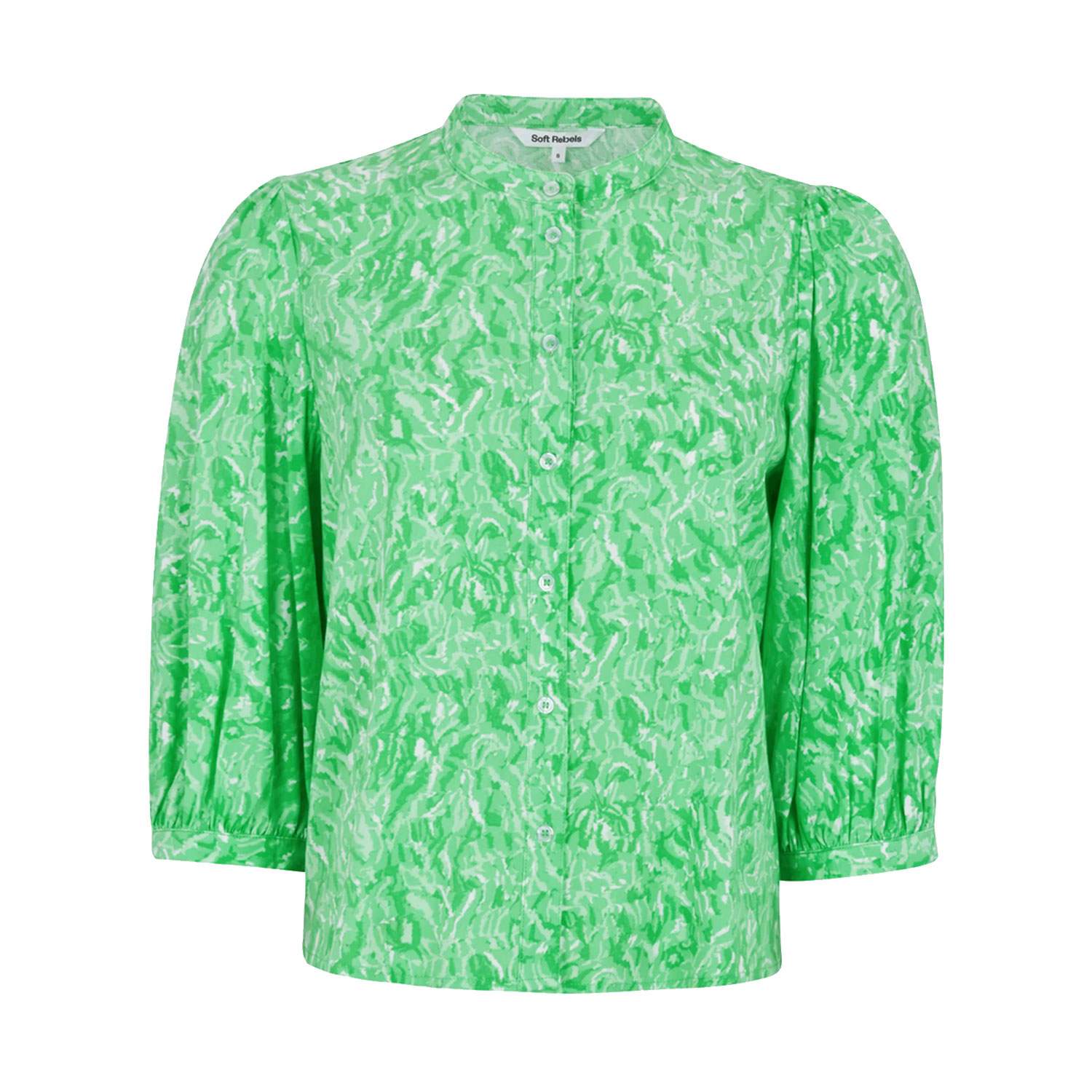 Soft Rebels Briella Elma Bluse Graphic Animal Spring Bouquet Print