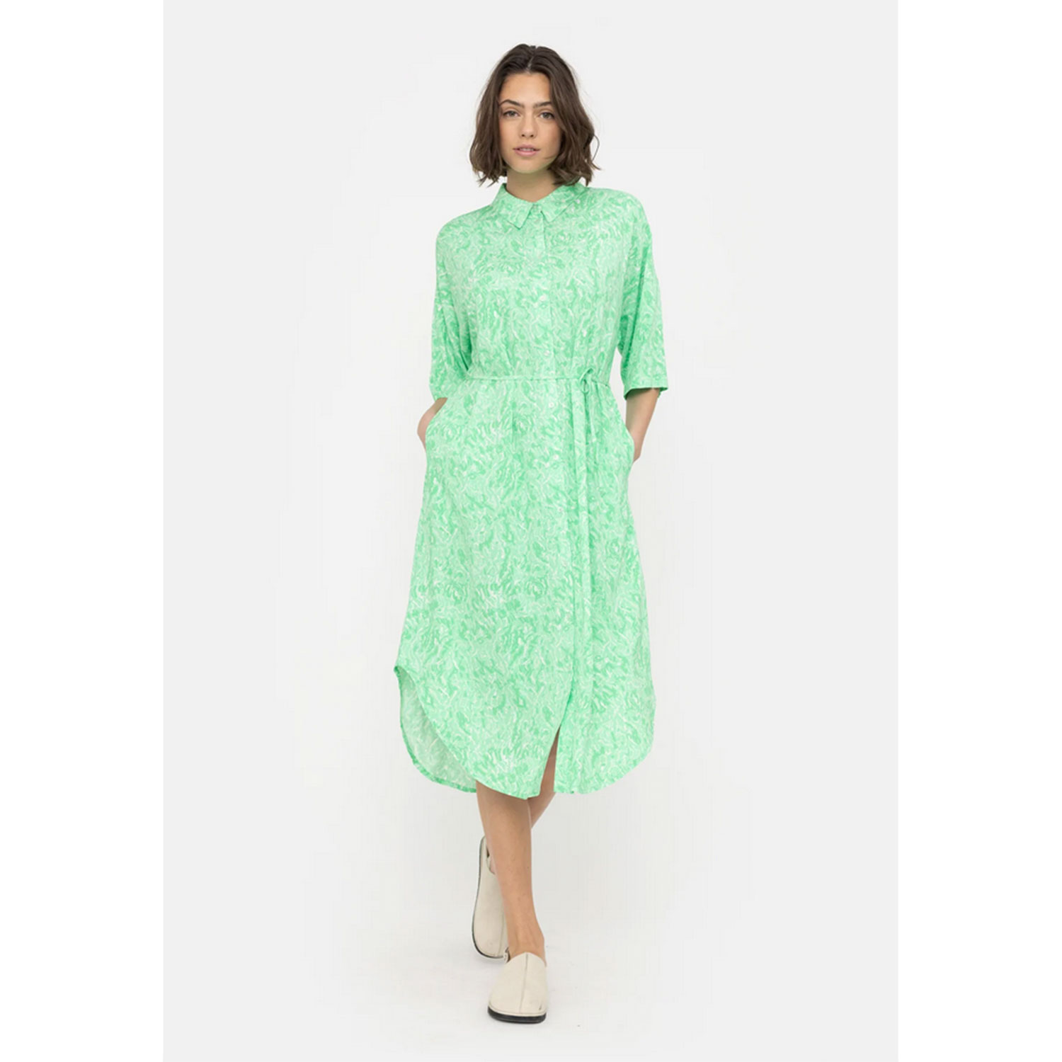 Soft Rebels Briella Kleid Graphic Animal Spring Bouquet Print