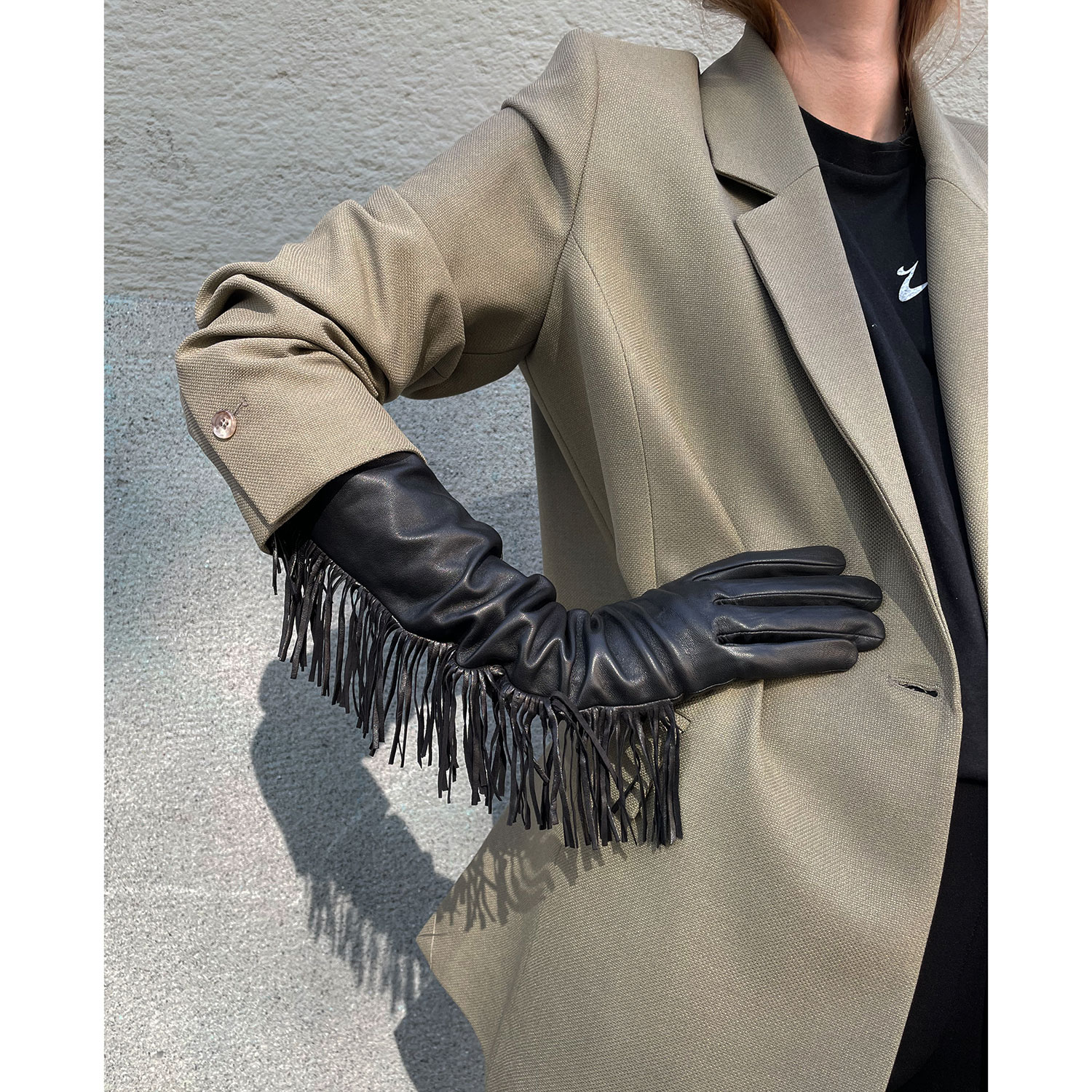 La Garçonne Accessoires Brienne Handschuhe Black