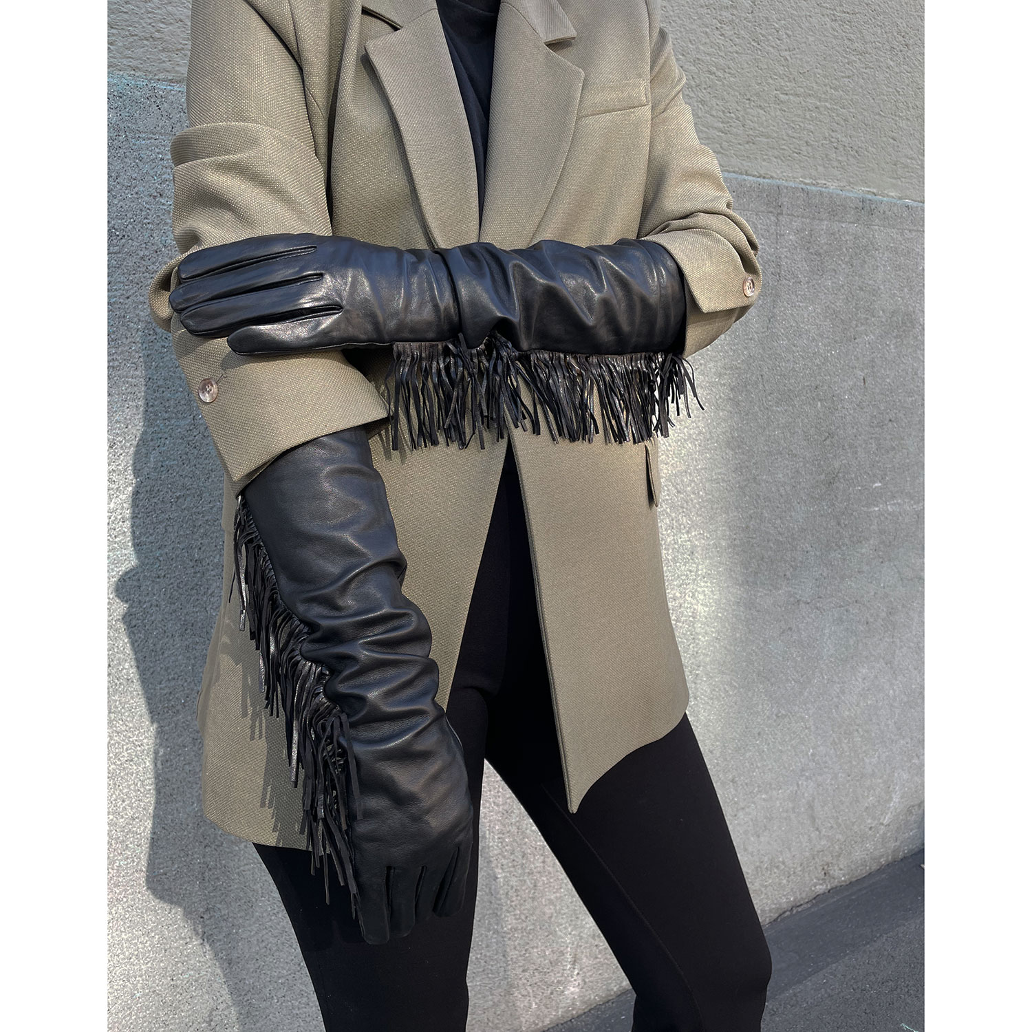 La Garçonne Accessoires Brienne Handschuhe Black