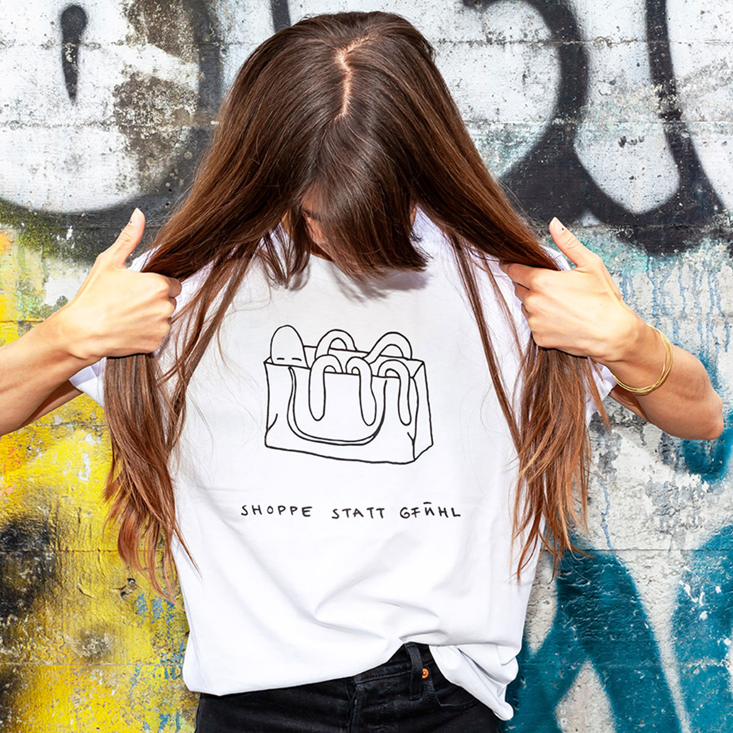 La Garçonne Vetements Brooke Tattoo T-Shirt White