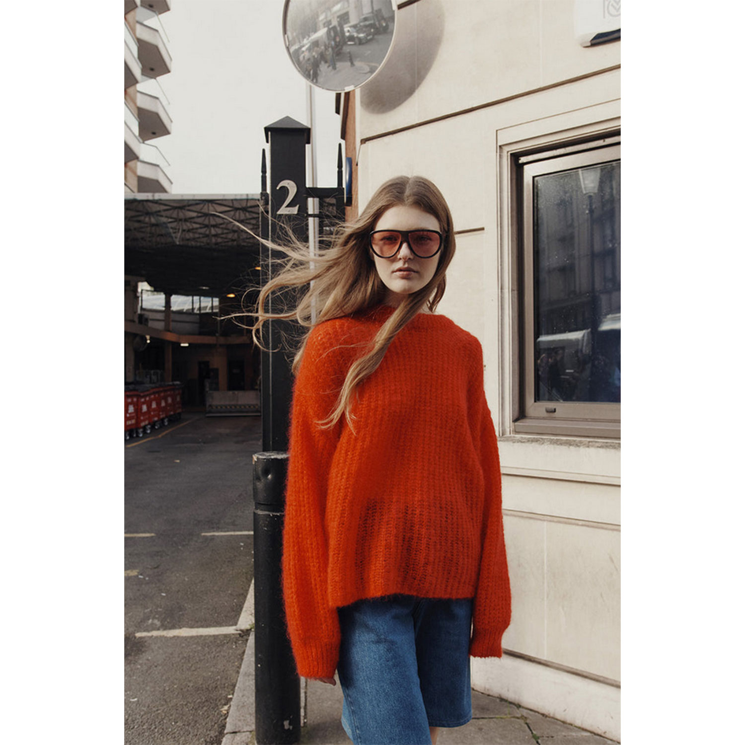 Des Petits Hauts Burma Pullover Tomate