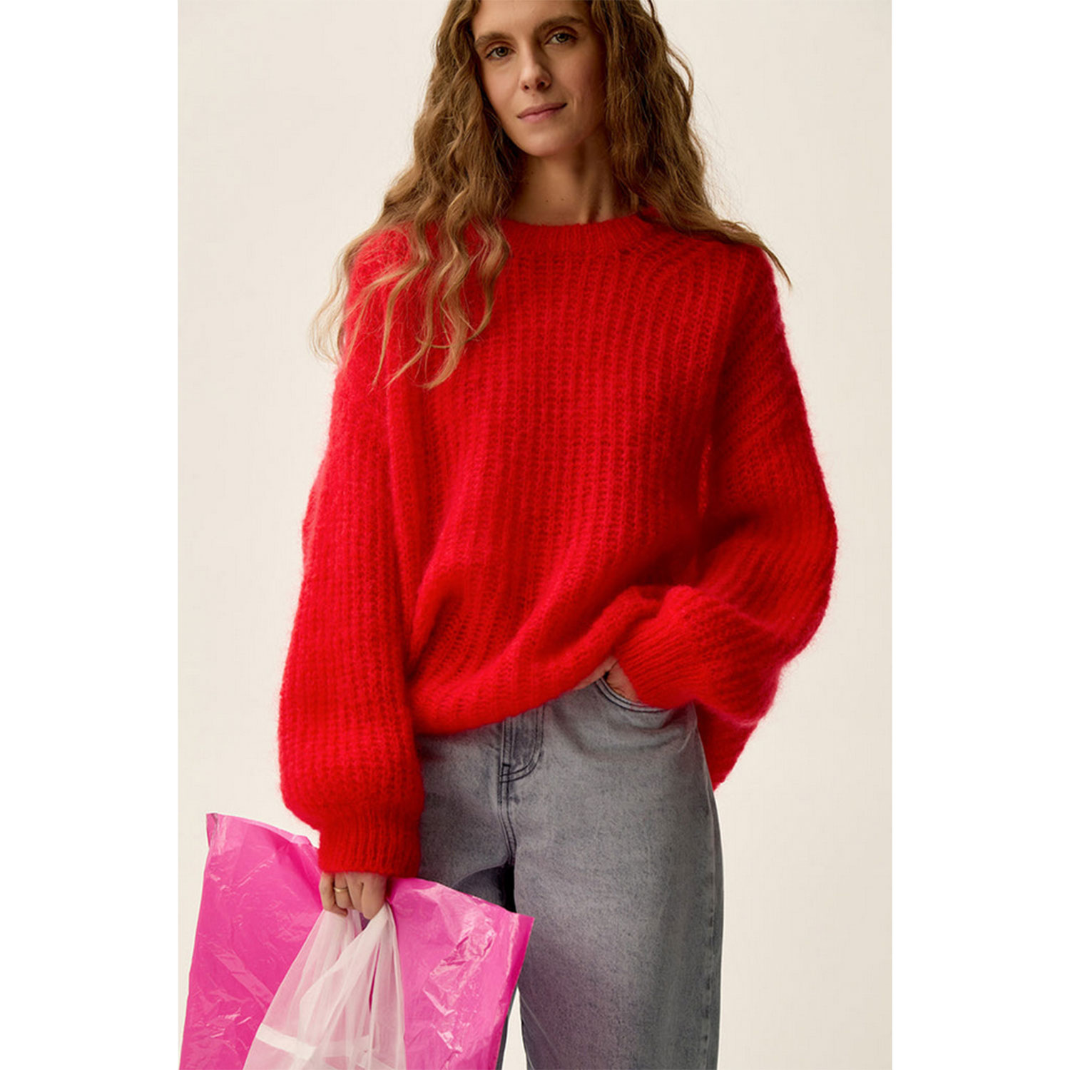 Des Petits Hauts Burma Pullover Tomate