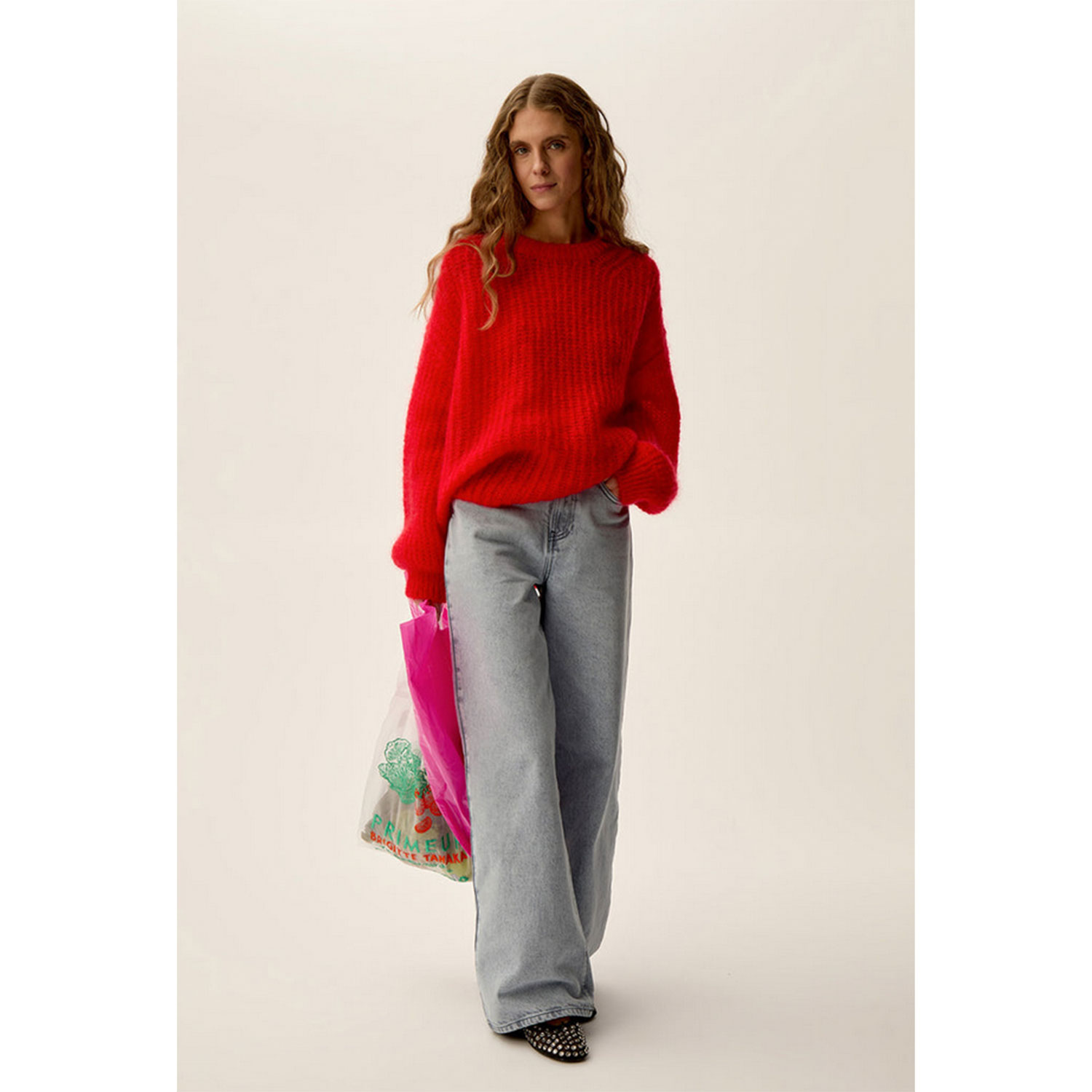 Des Petits Hauts Burma Pullover Tomate