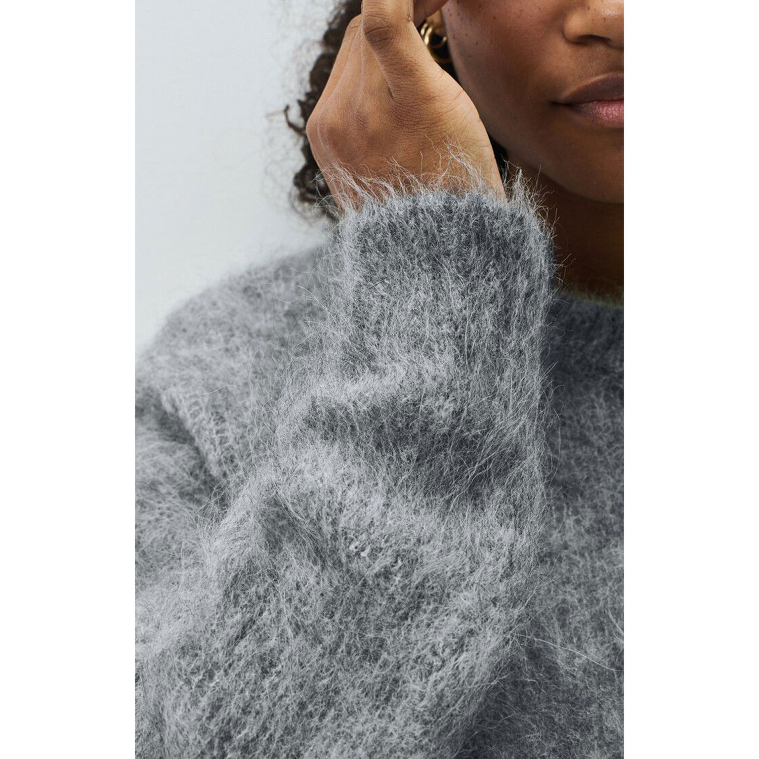 American Vintage Bymi Pullover Heater Grey