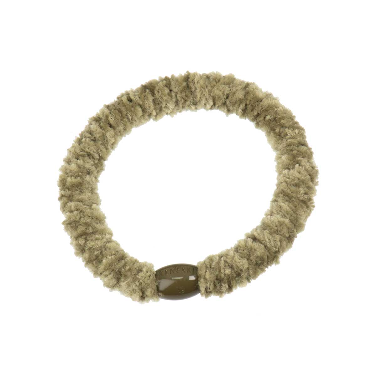 Haargummi Velvet Khaki