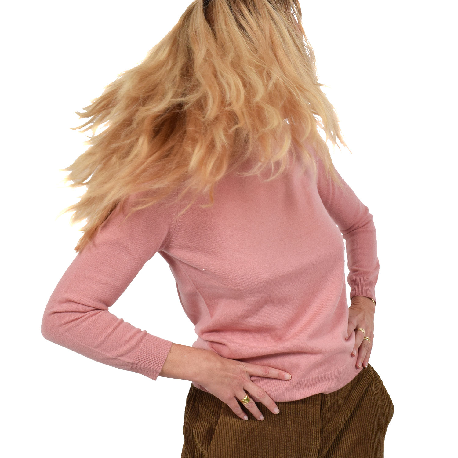 Cantal Strickpullover Ash Rose