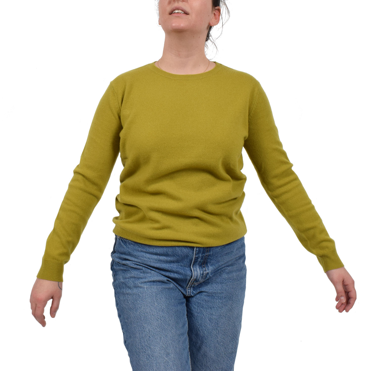 La Garçonne Vetements Cantal Strickpullover Olive Yellow