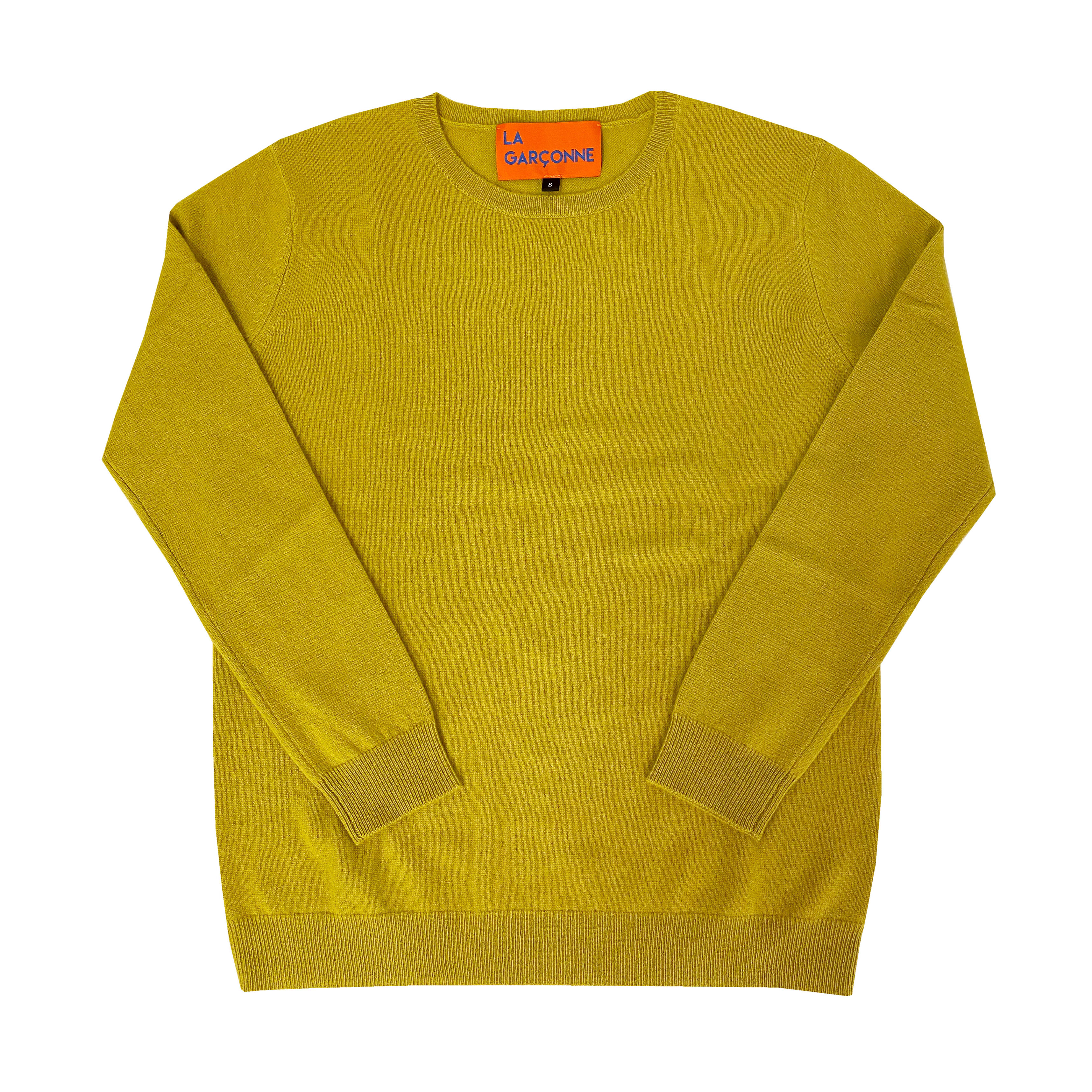 La Garçonne Vetements Cantal Strickpullover Olive Yellow