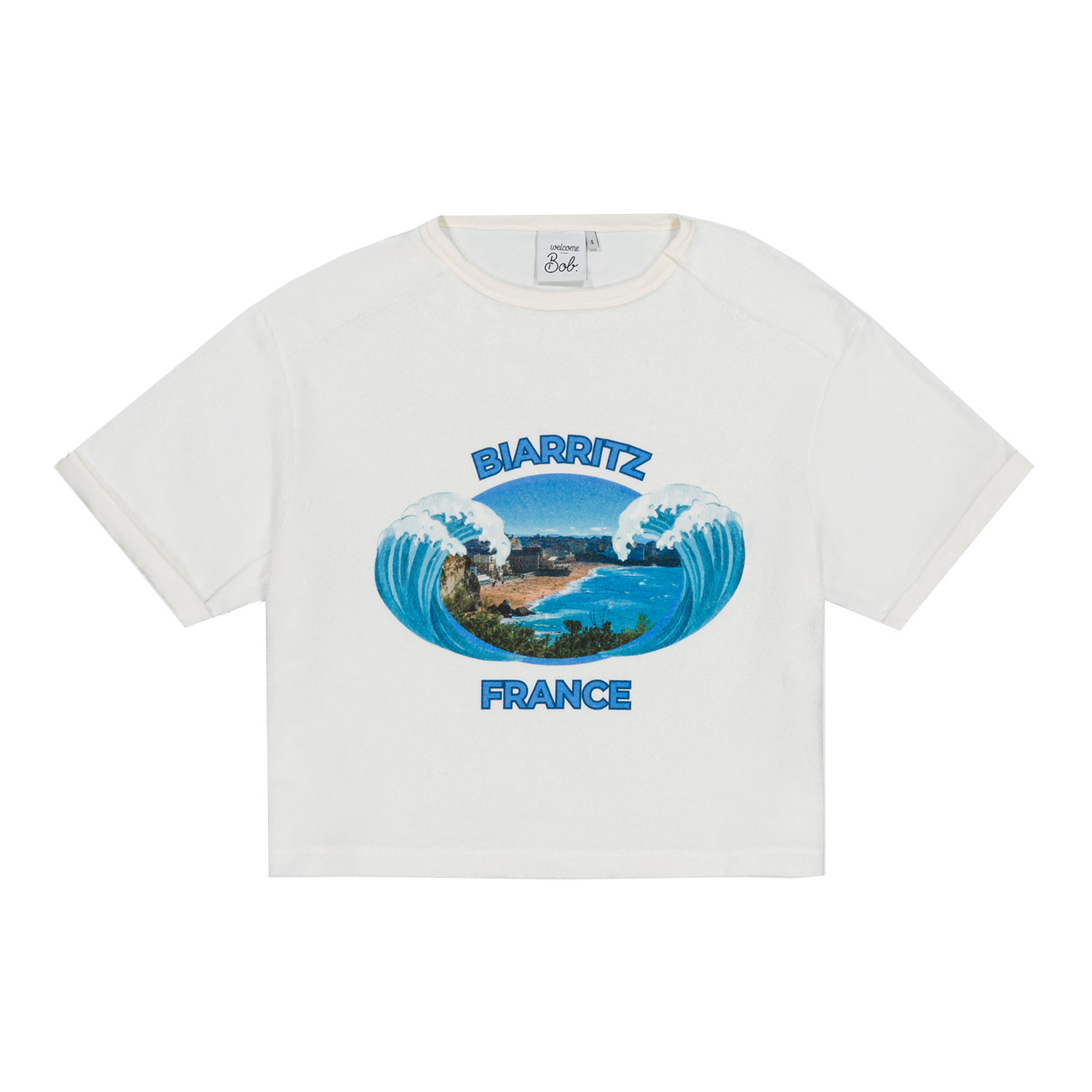 Welcome Bob Carnac T-Shirt in Weiss mit Print von Welcome Bob vorne