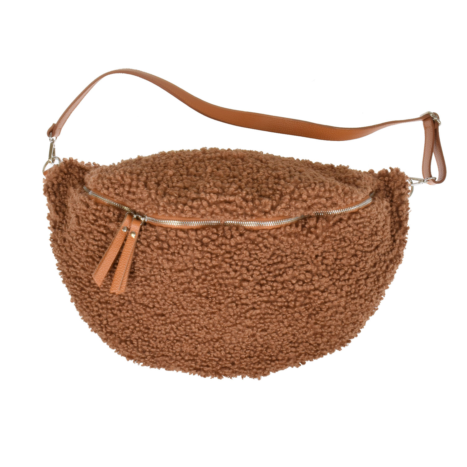 Carole Teddy Tasche Cuoio