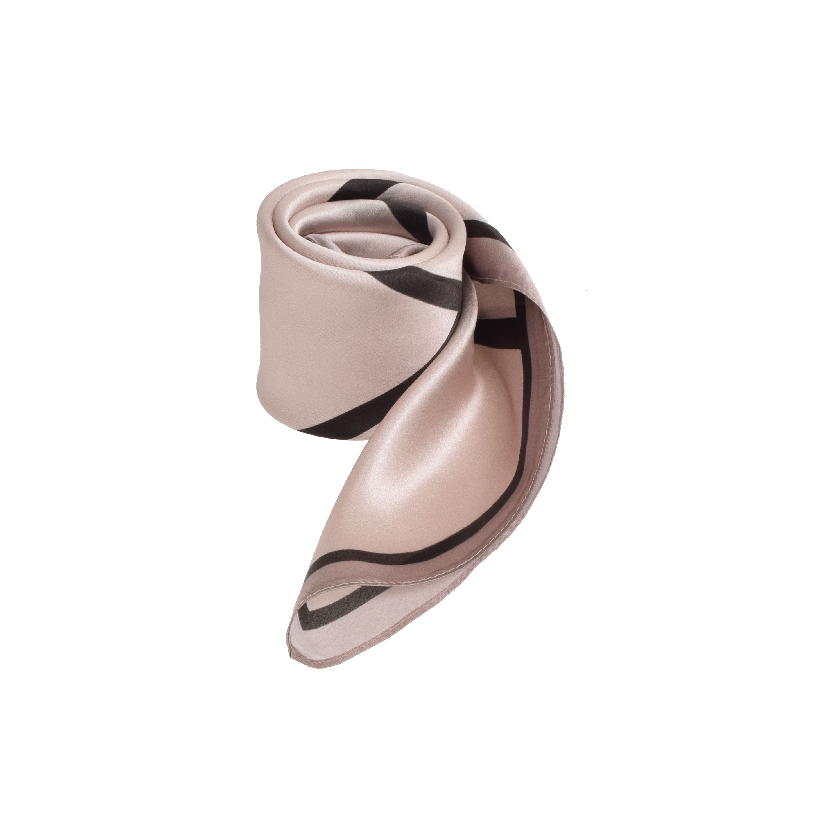 La Garçonne Accessoires Carros Seidenfoulard mit mehrfarbigem Druck von La Garçonne Accessoires vorne