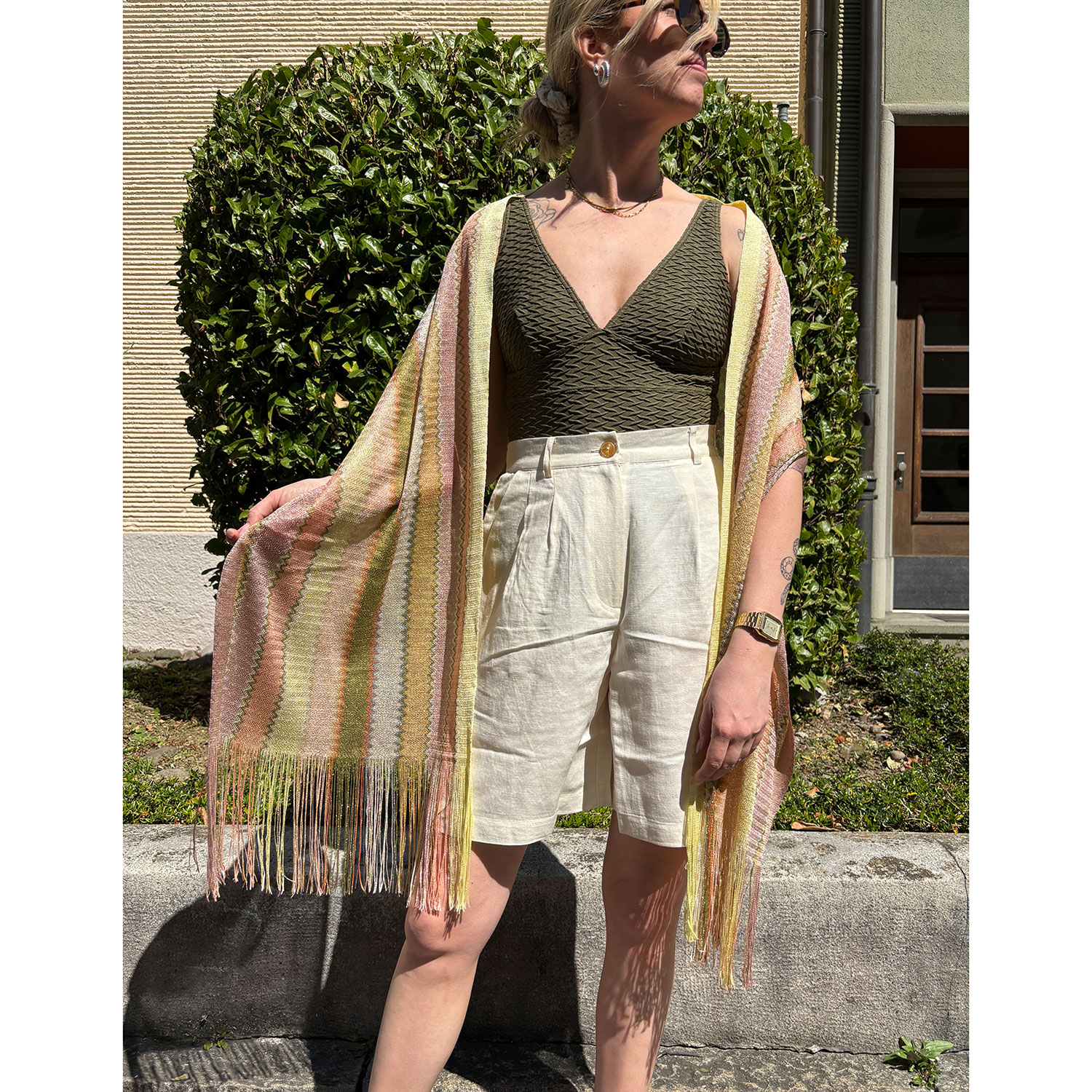 La Garçonne Accessoires Casey Schal Multi