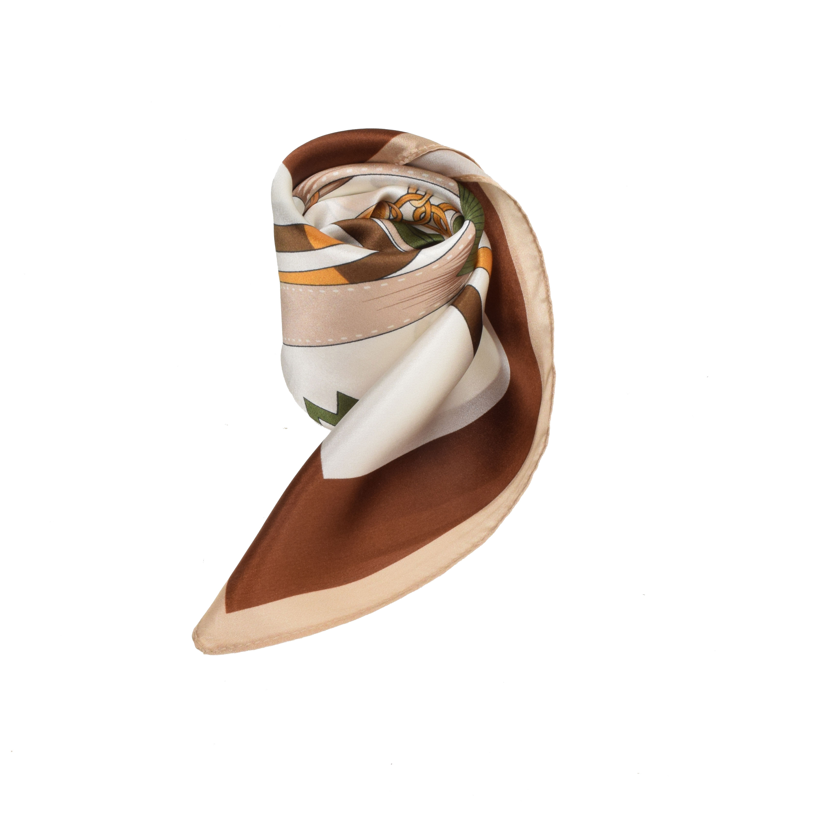 La Garçonne Accessoires Cast Seidenfoulard mit mehrfarbigem Druck von La Garçonne Accessoires vorne