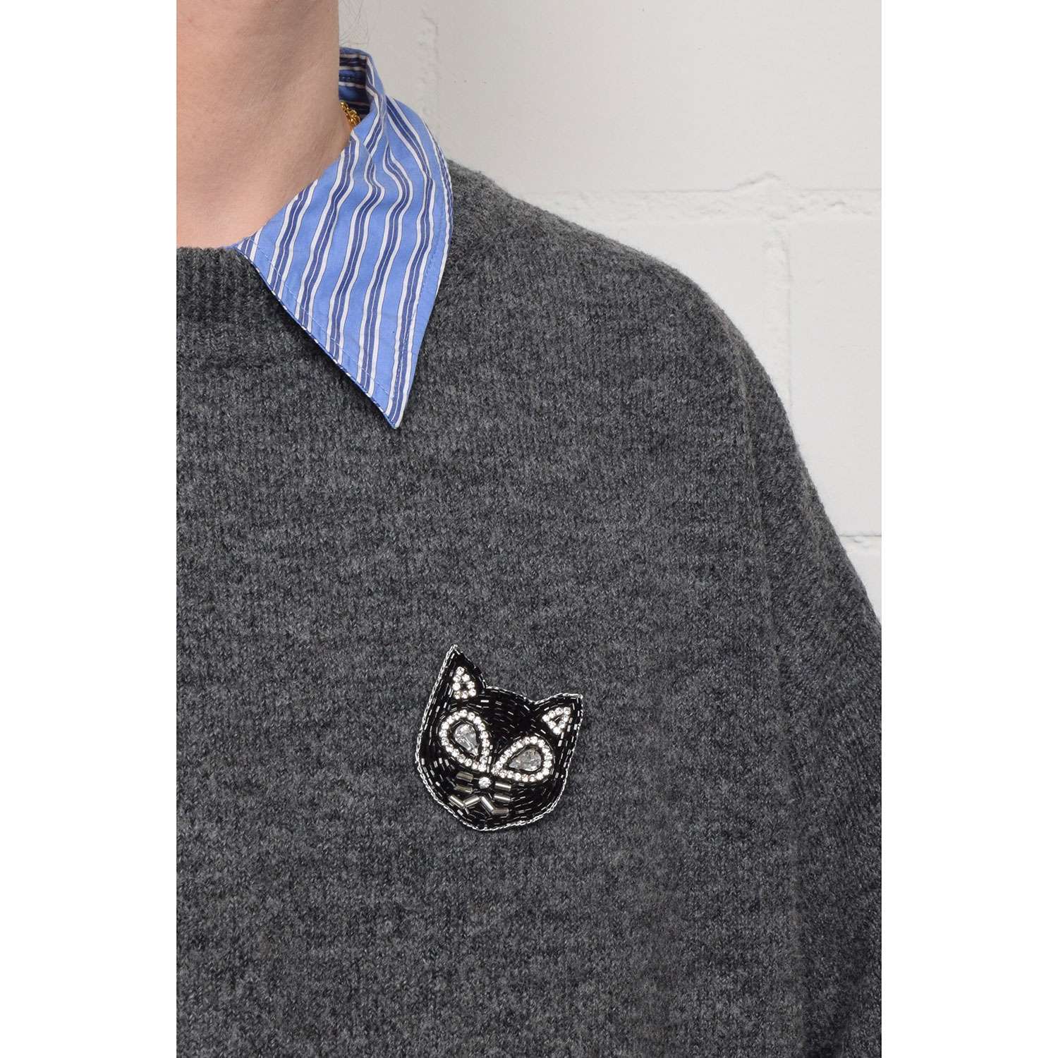 La Garçonne Bijoux Catface Brosche