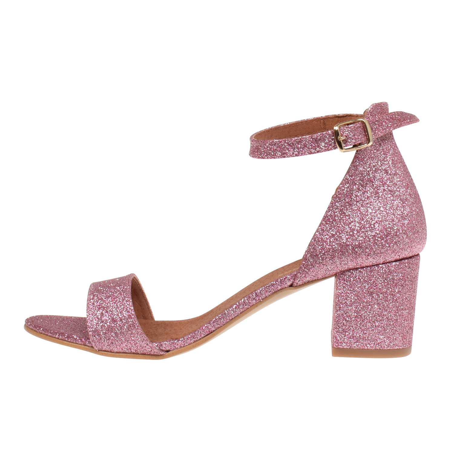 La Garçonne Catherine Absatzschuhe Glitter Rose