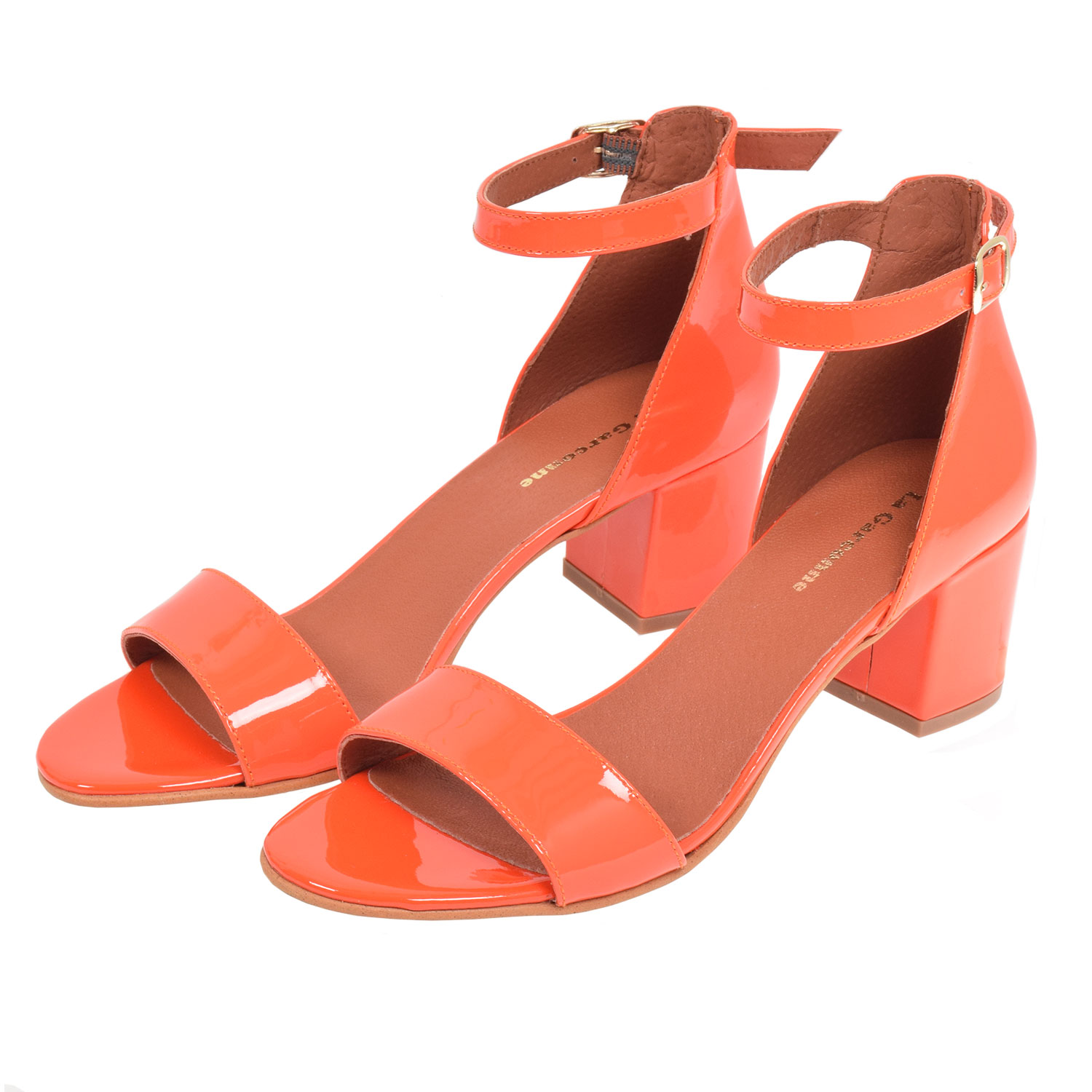 La Garçonne Catherine Absatzschuhe Lackleder Calendula