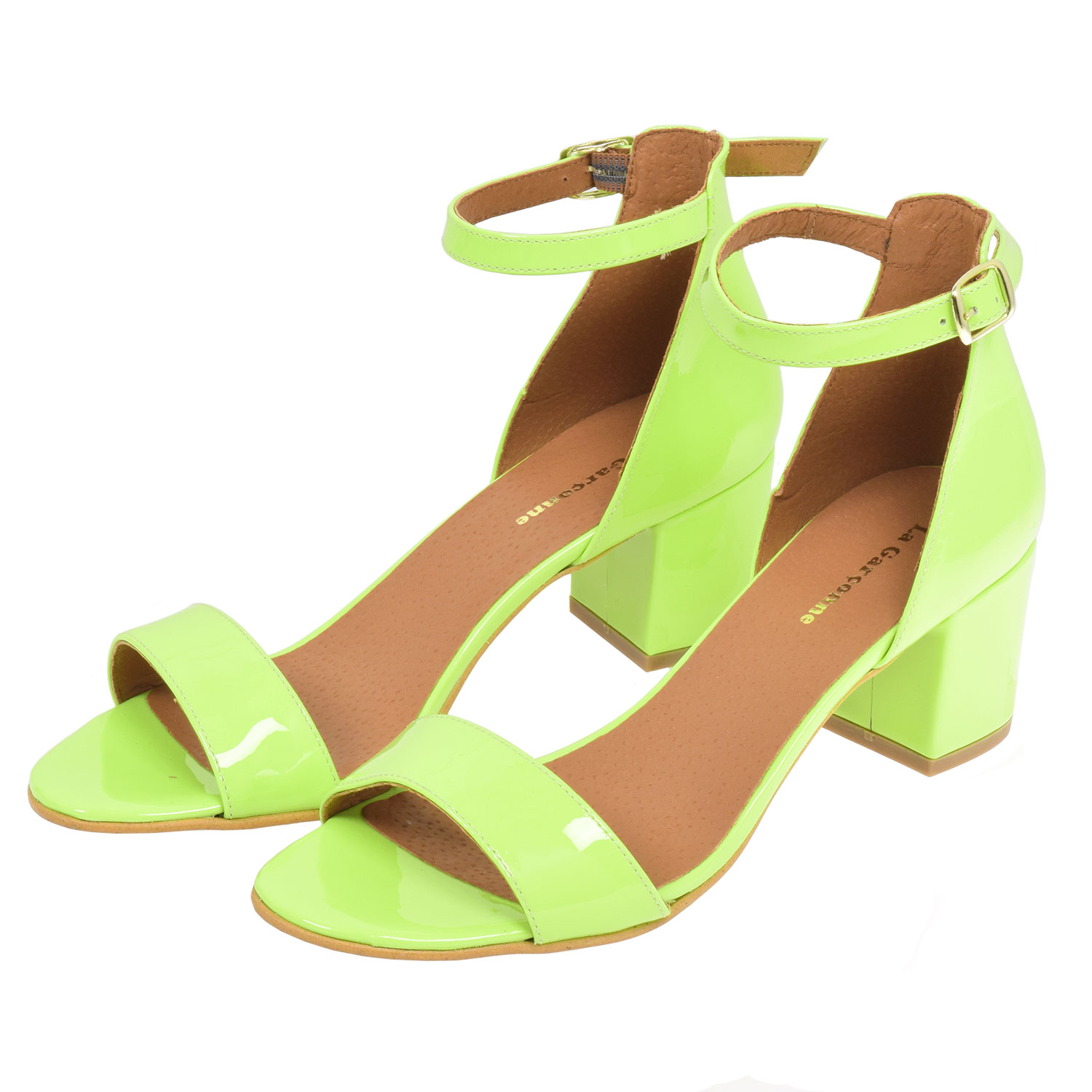 Catherine Absatzschuhe Lackleder Jaune