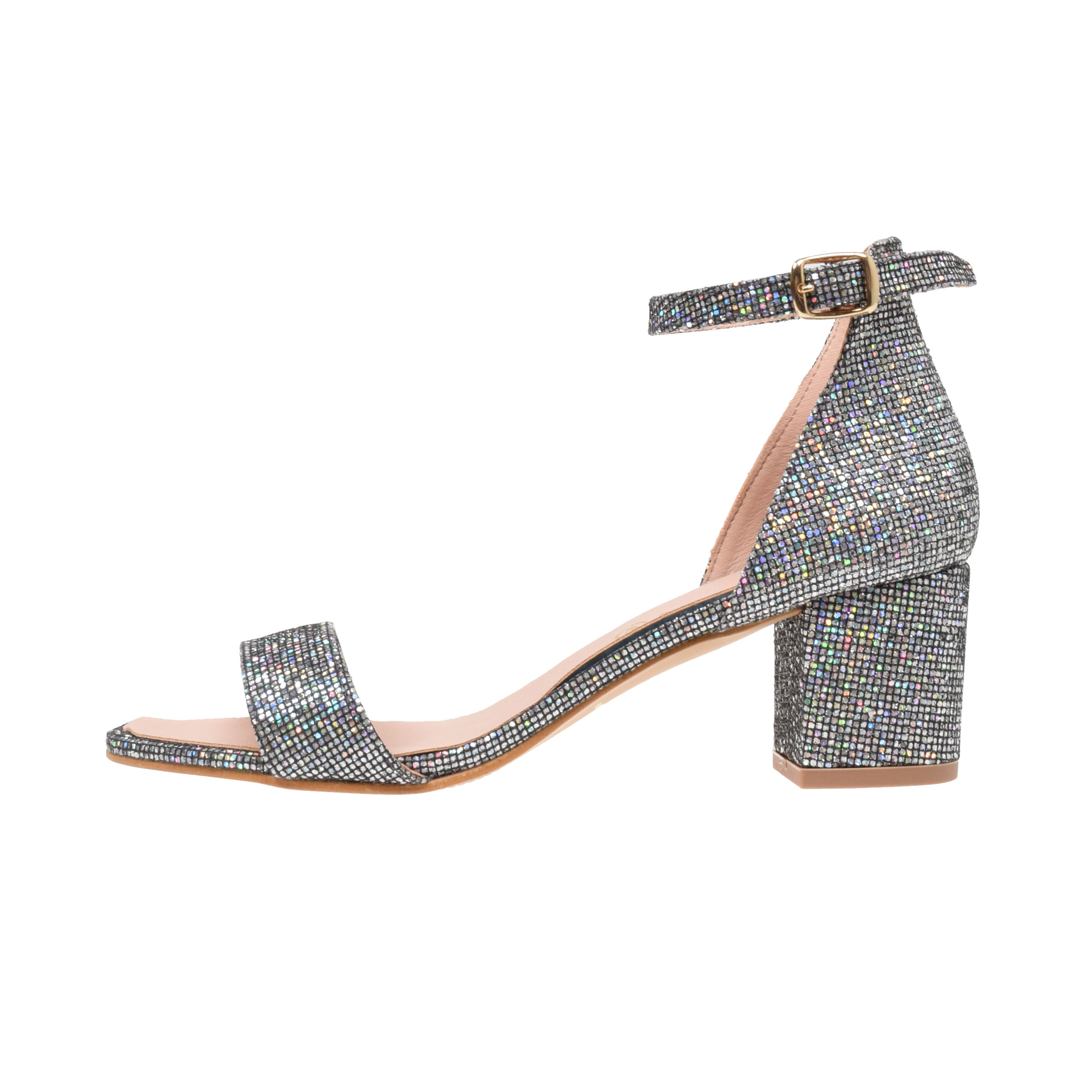 La Garçonne Catherine Absatzschuhe Glitter Square Multi