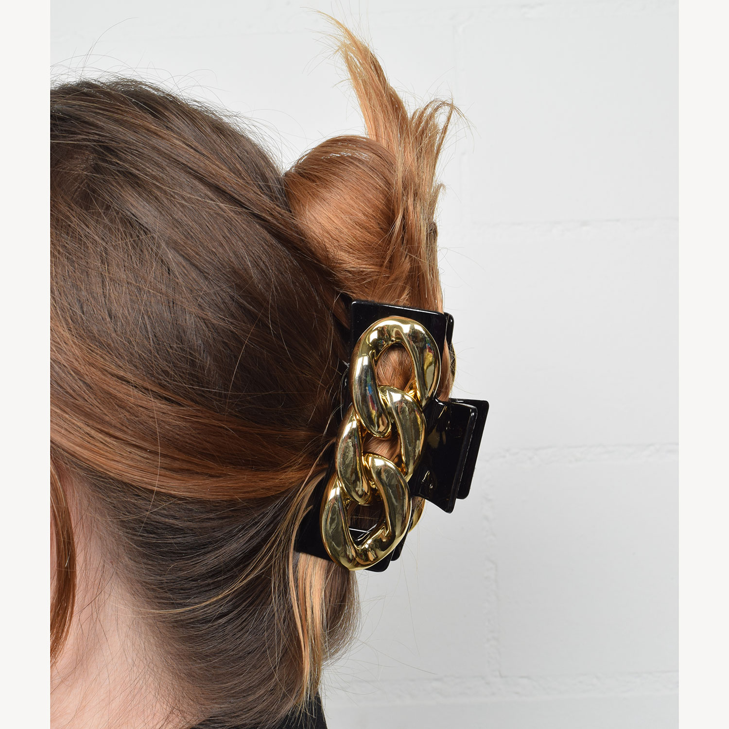 J'adore Chain Haarklammer Black Gold