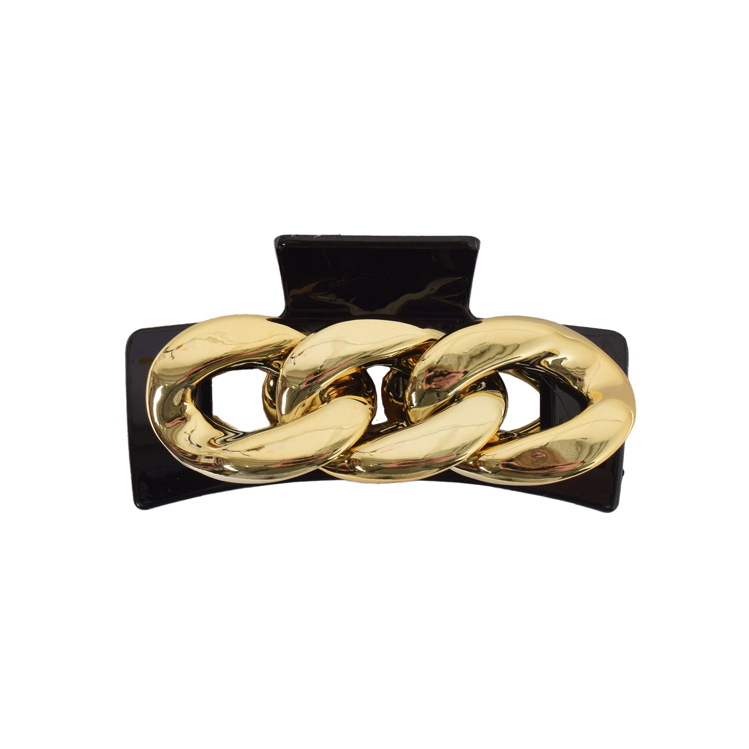 Chain Haarklammer Black Gold